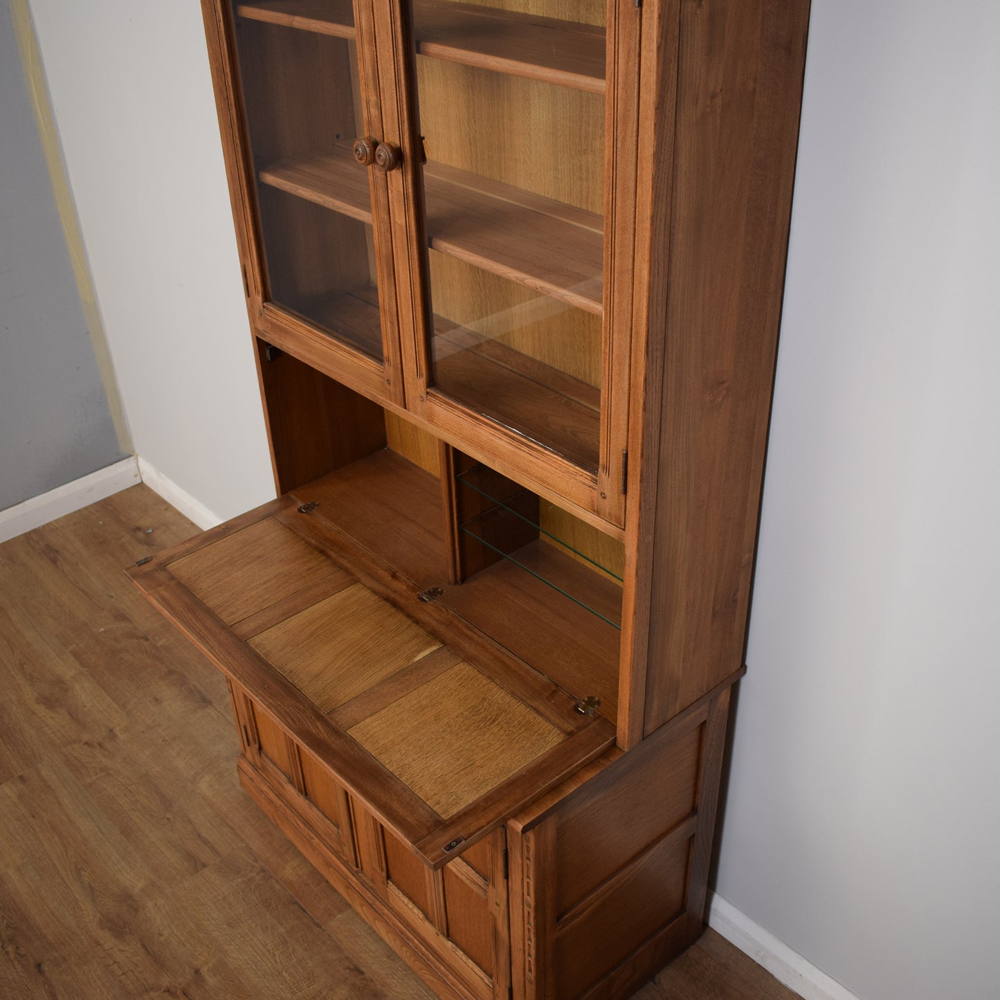 Restored Ercol Display Cabinet