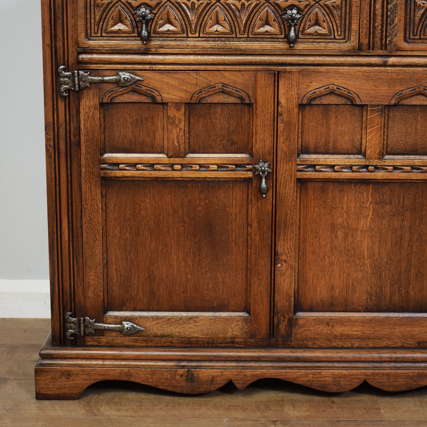 Restored Oak Court Cabinet