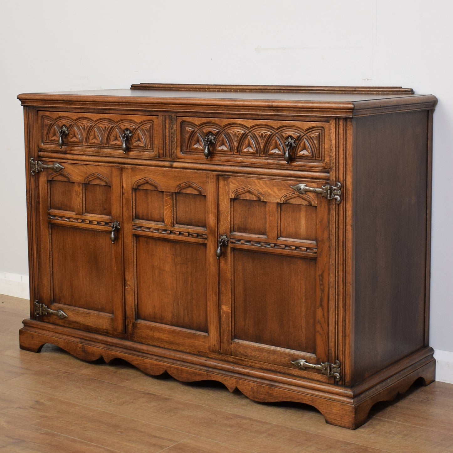 Restored Oak Court Cabinet