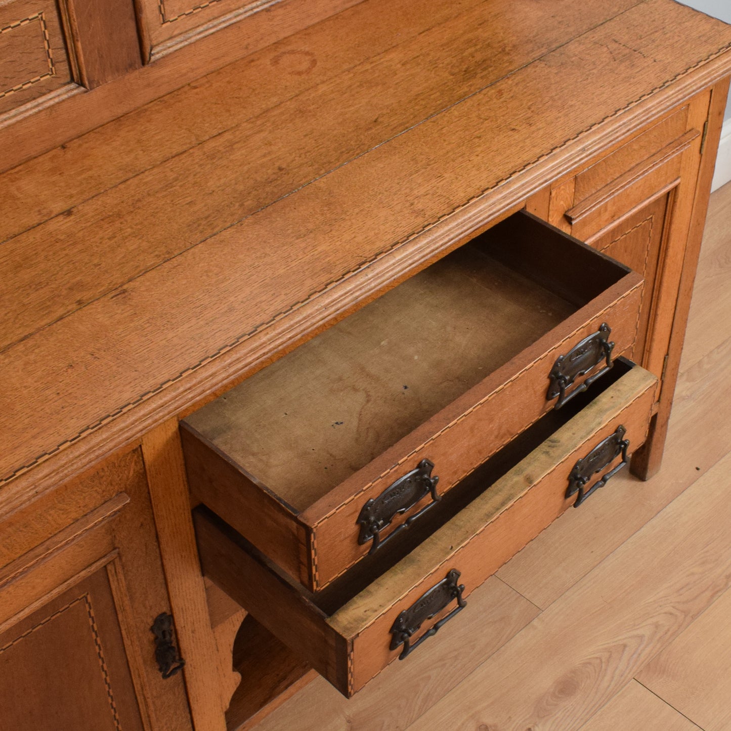 Arts and Crafts Mirrored Sideboard