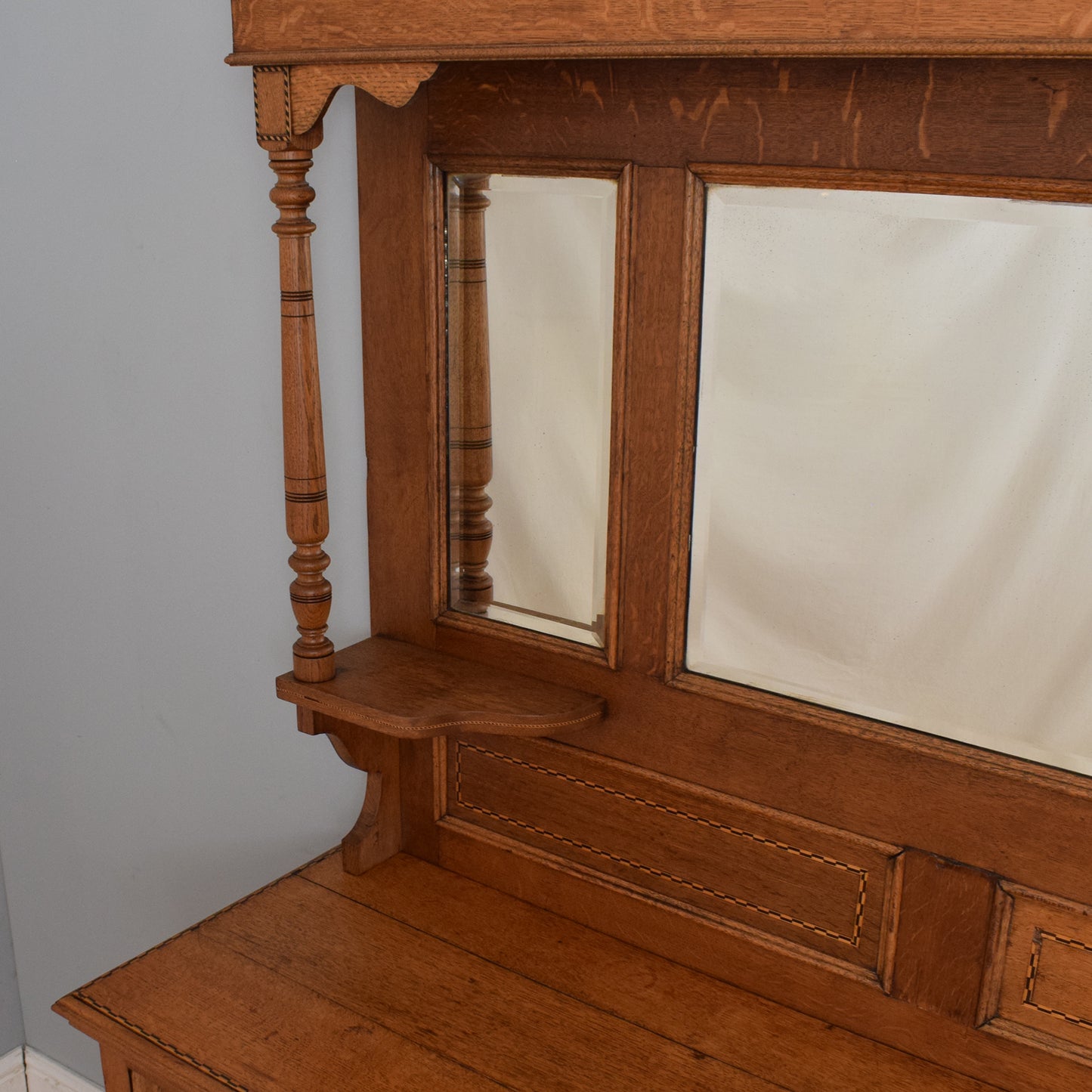 Arts and Crafts Mirrored Sideboard