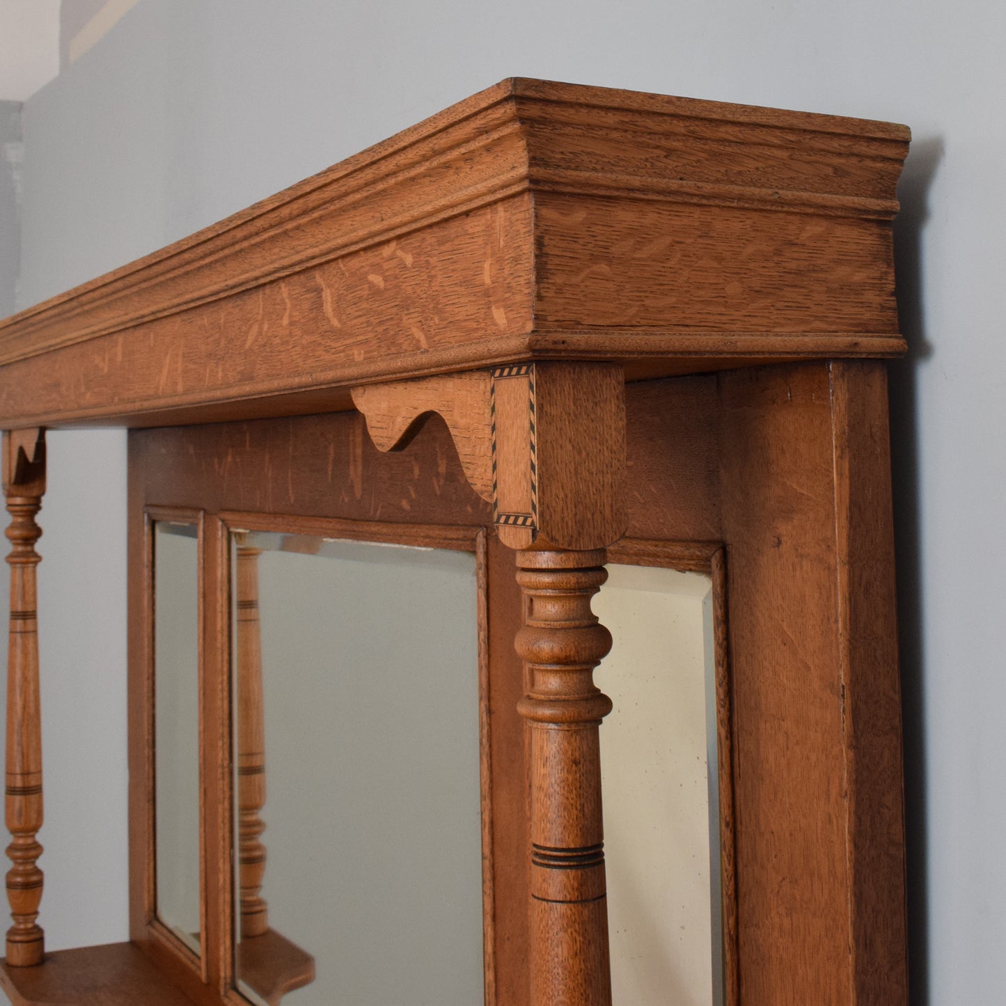 Arts and Crafts Mirrored Sideboard