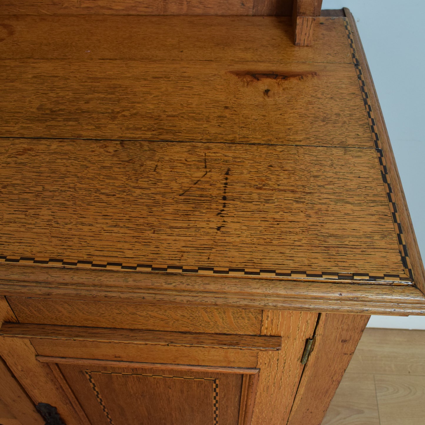 Arts and Crafts Mirrored Sideboard
