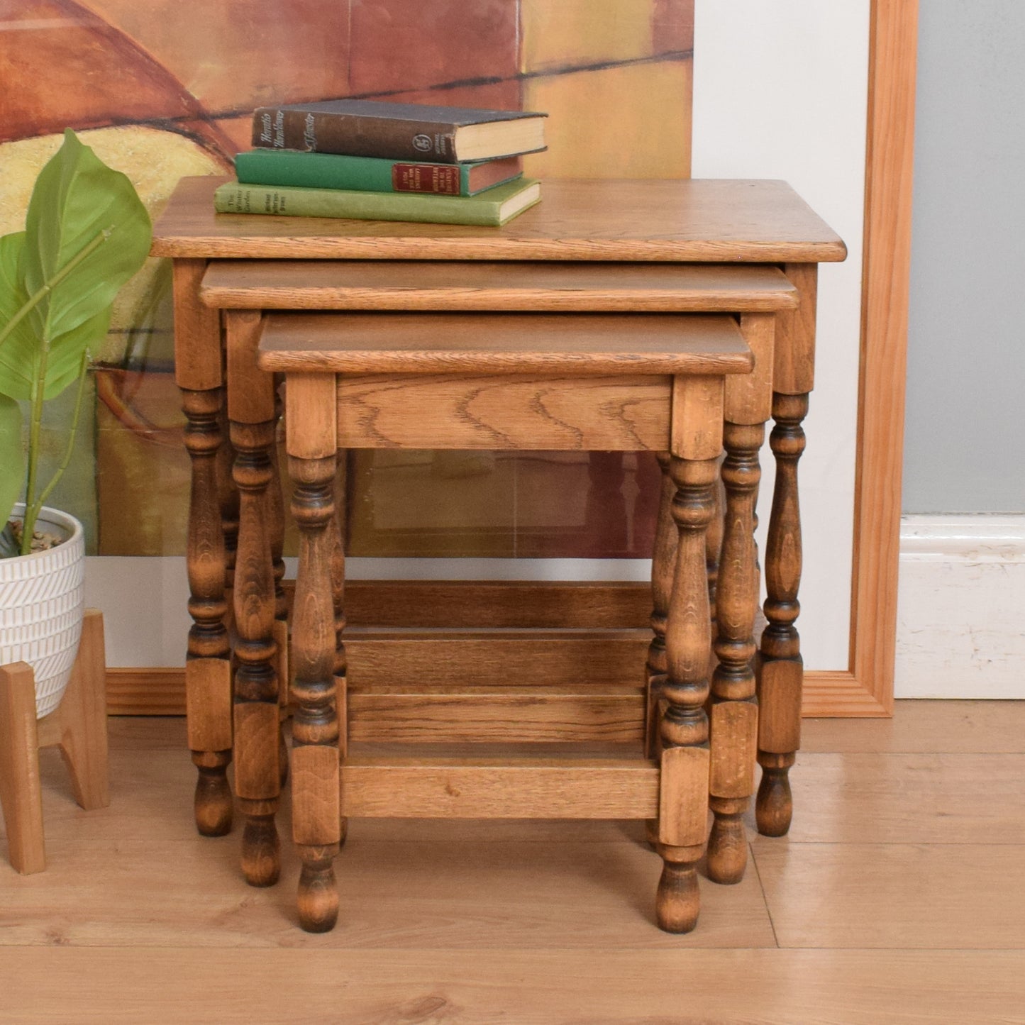 Classic Oak Nest of Tables