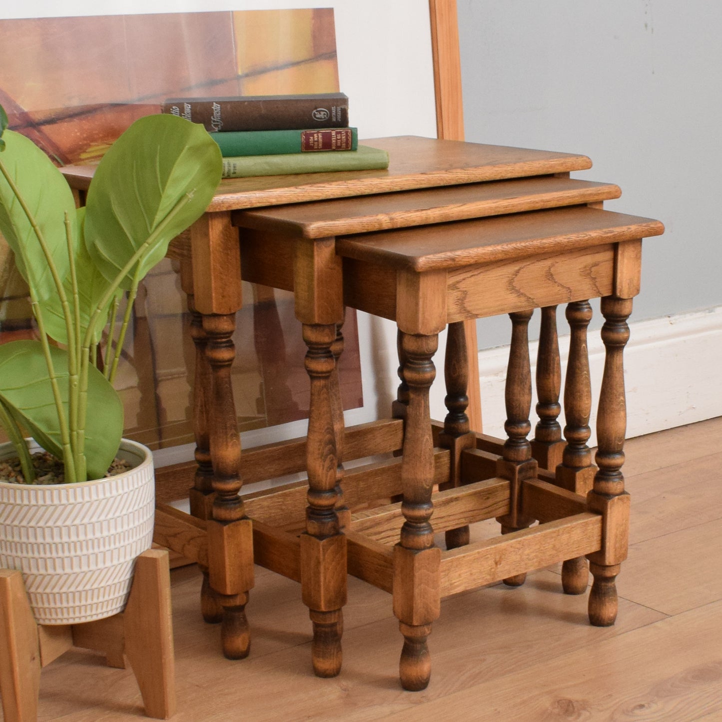 Classic Oak Nest of Tables