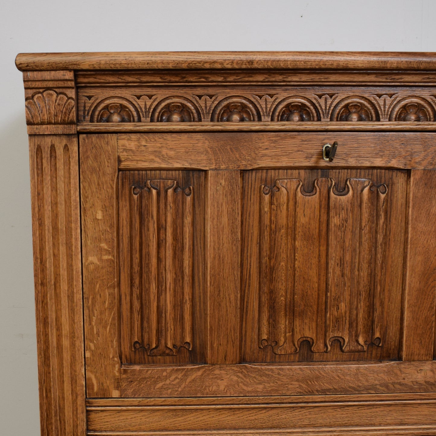 Vintage Oak Drinks Cabinet