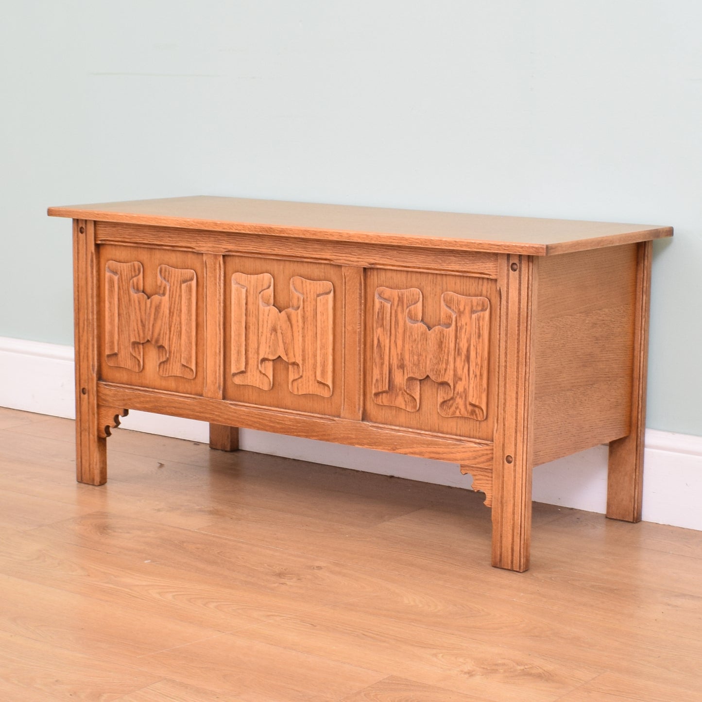 Restored Oak Blanket Box