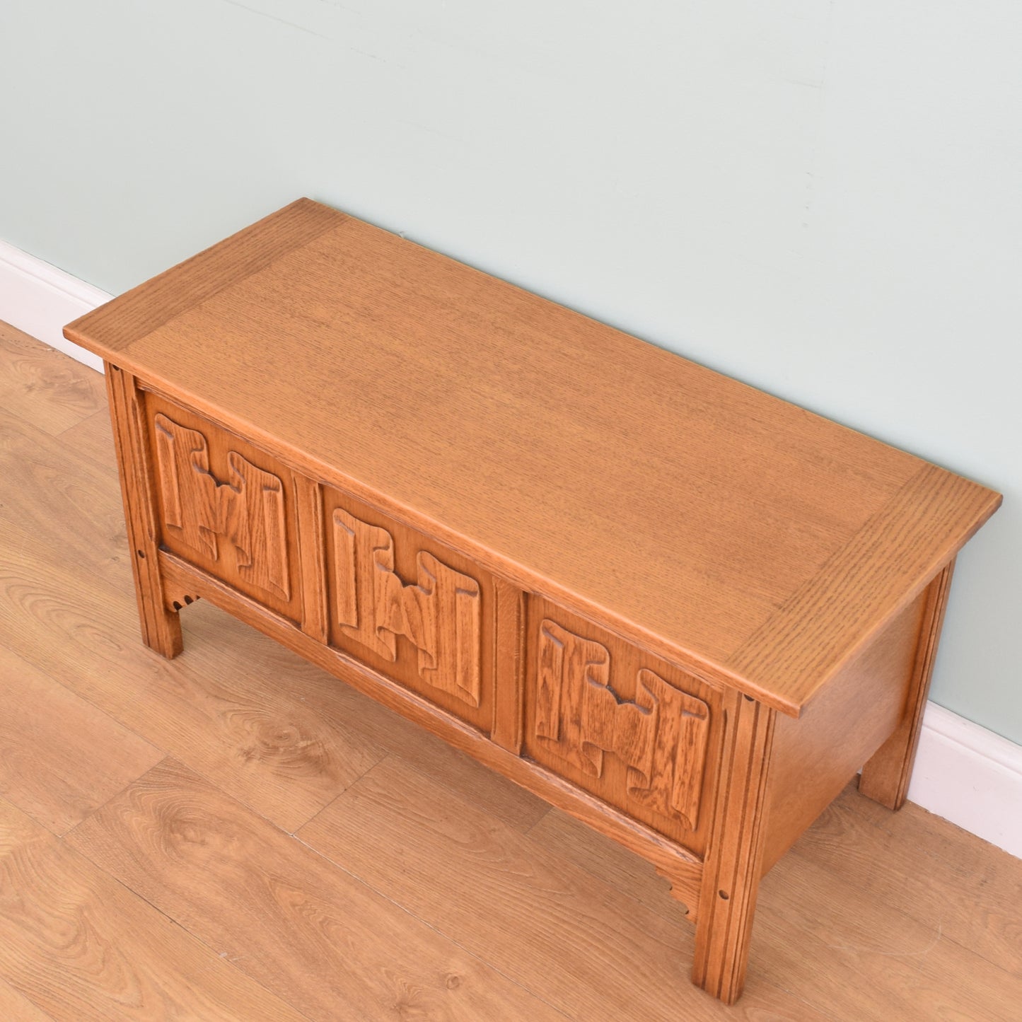 Restored Oak Blanket Box