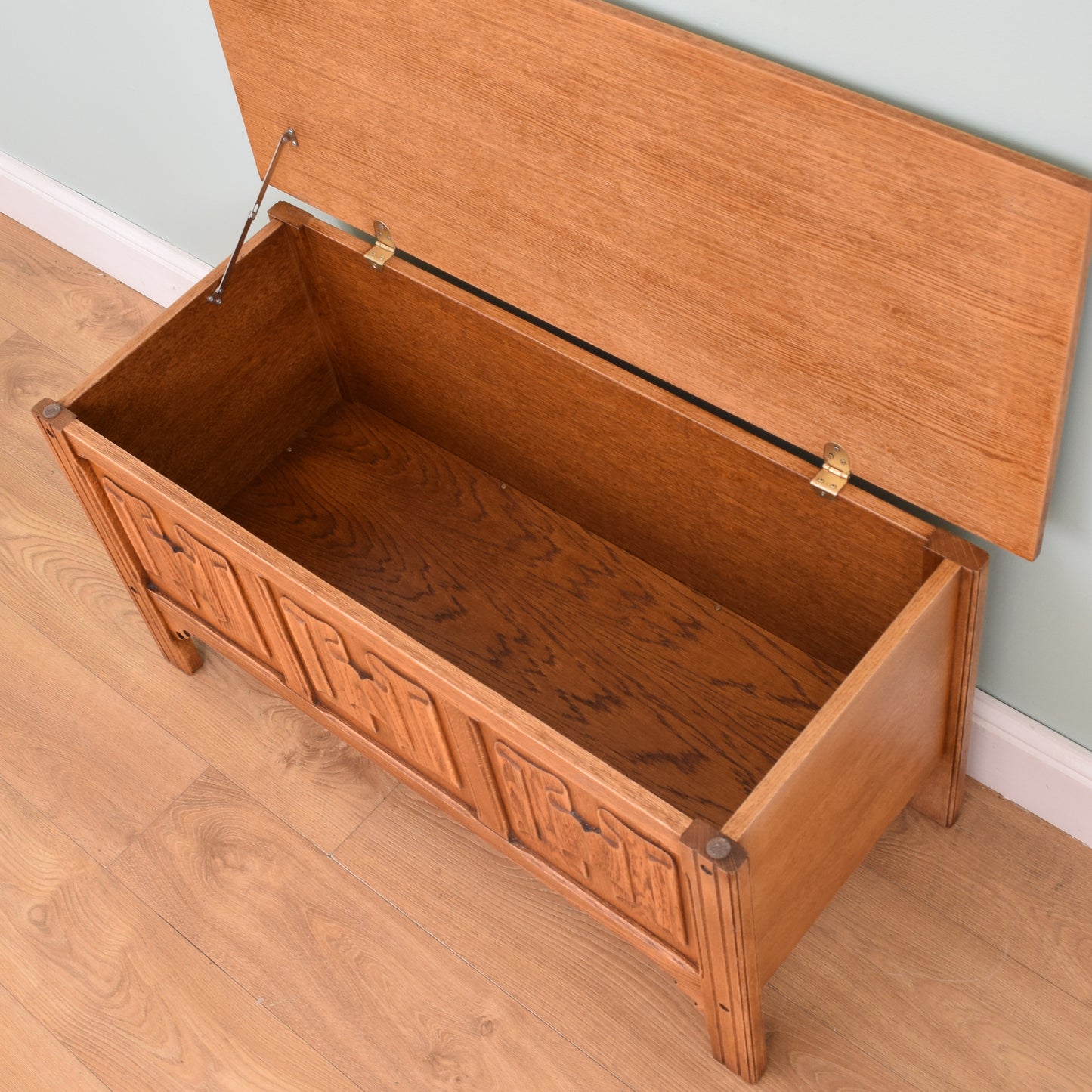 Restored Oak Blanket Box