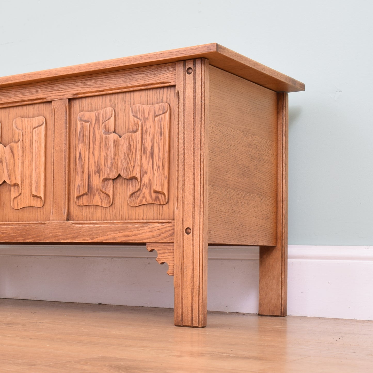 Restored Oak Blanket Box
