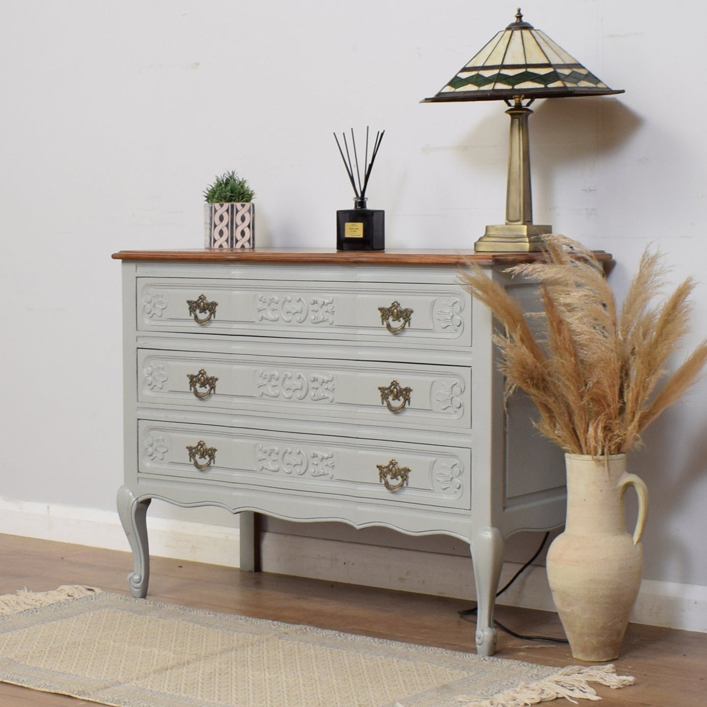 Painted French Chest Of Draws