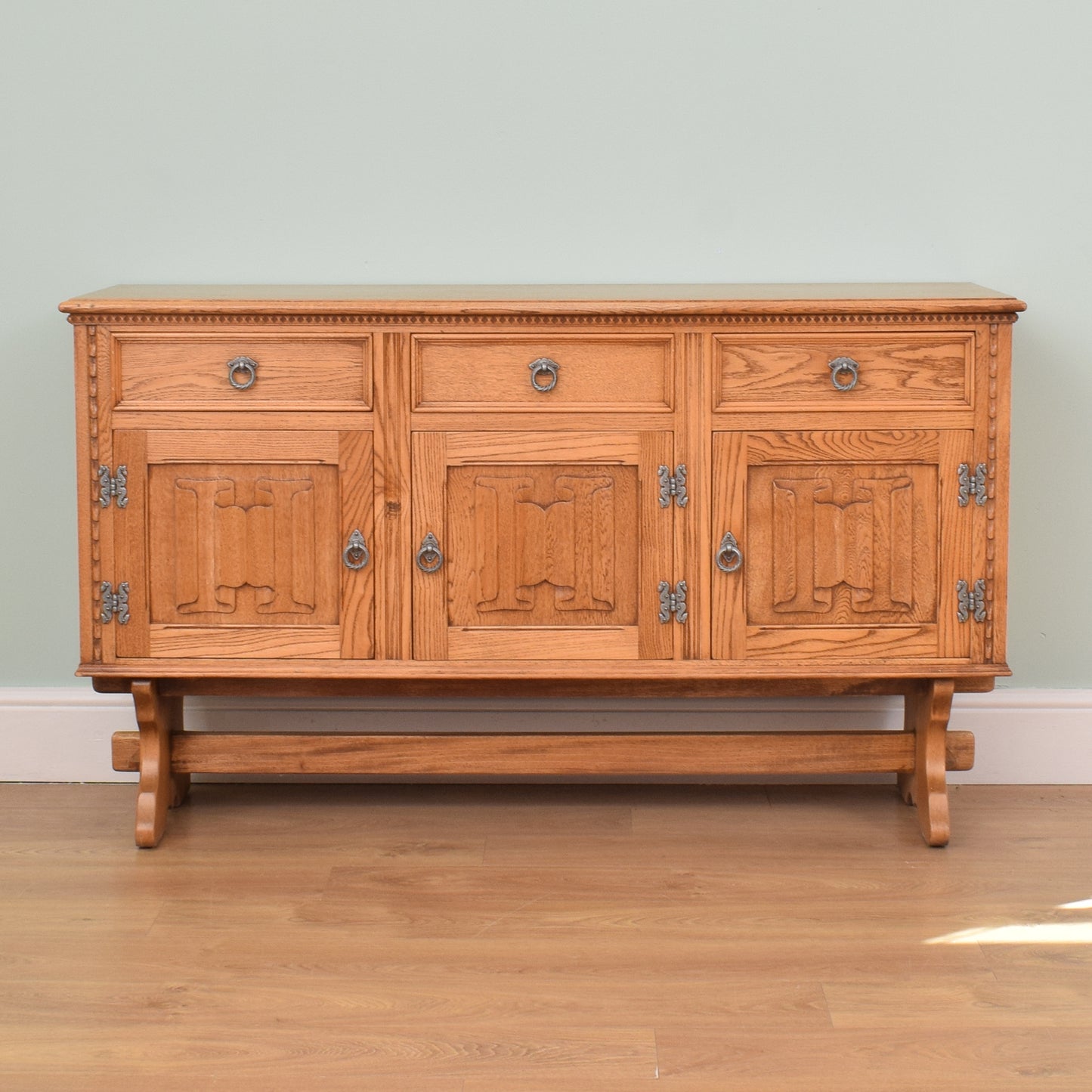 Jaycee Carved Oak Sideboard