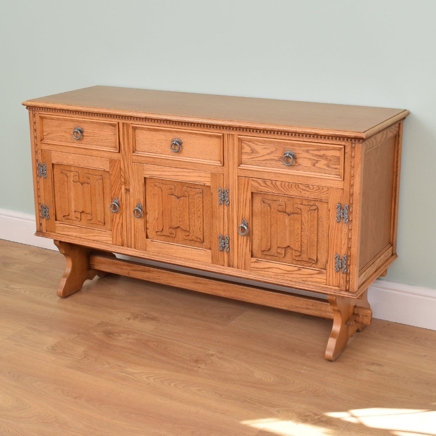 Jaycee Carved Oak Sideboard