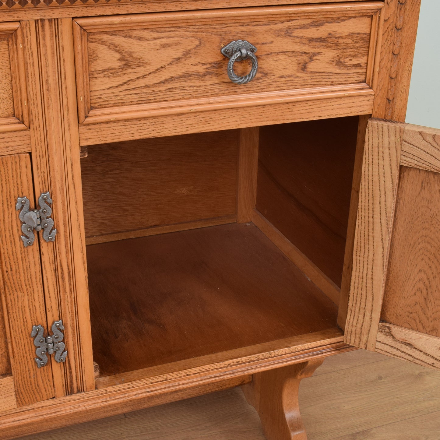 Jaycee Carved Oak Sideboard