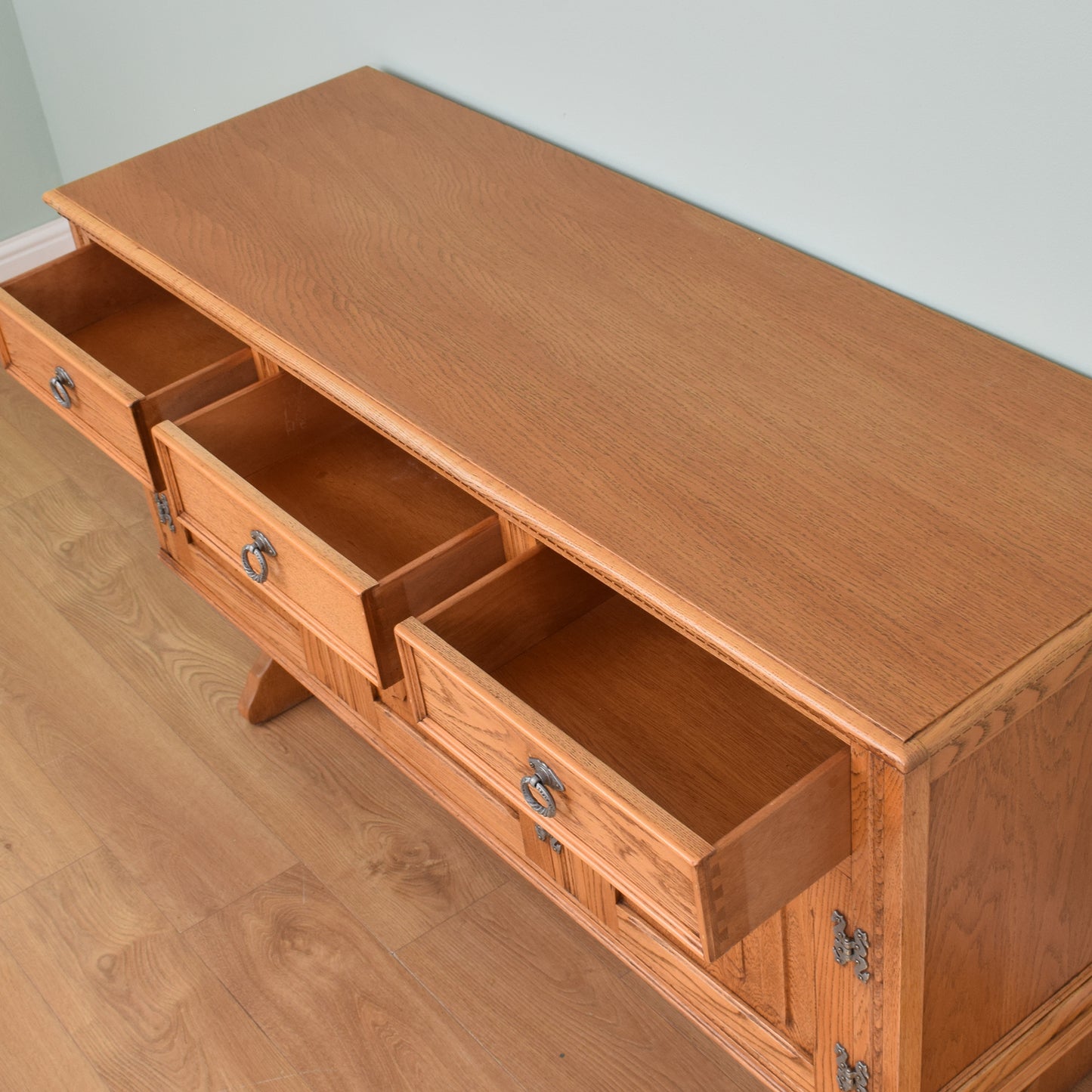 Jaycee Carved Oak Sideboard