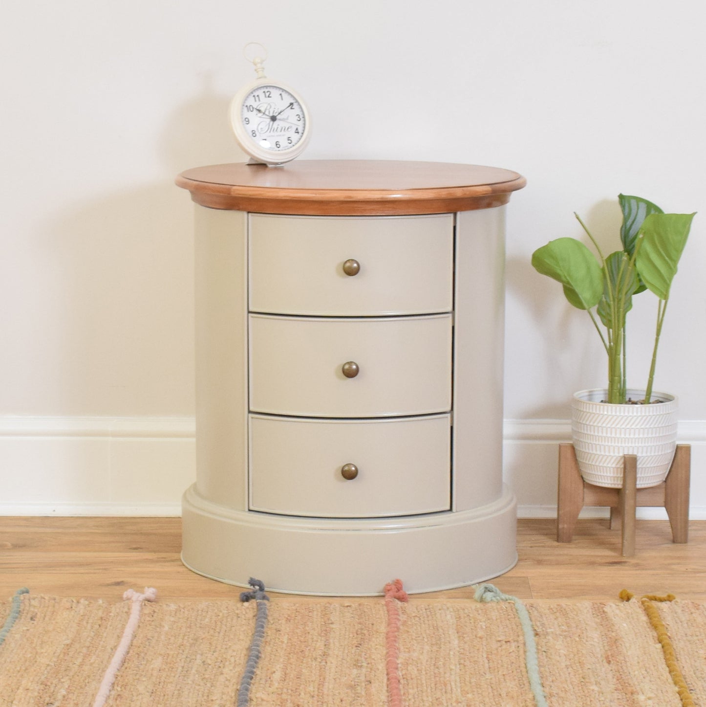 Painted Oak Bedside