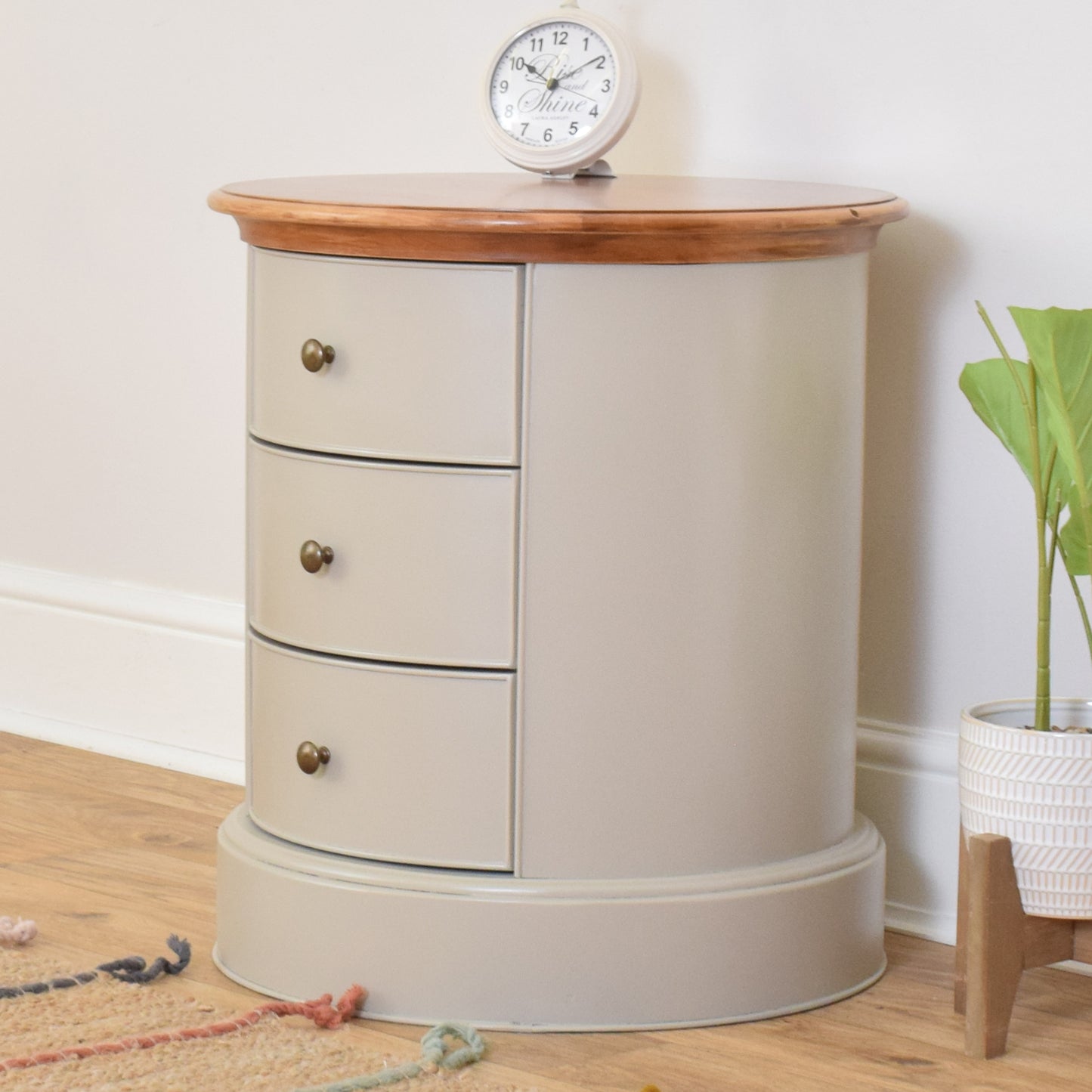 Painted Oak Bedside
