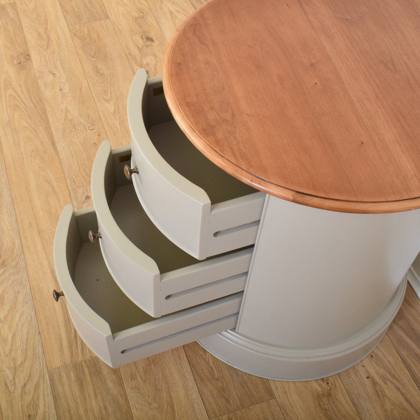 Painted Oak Bedside