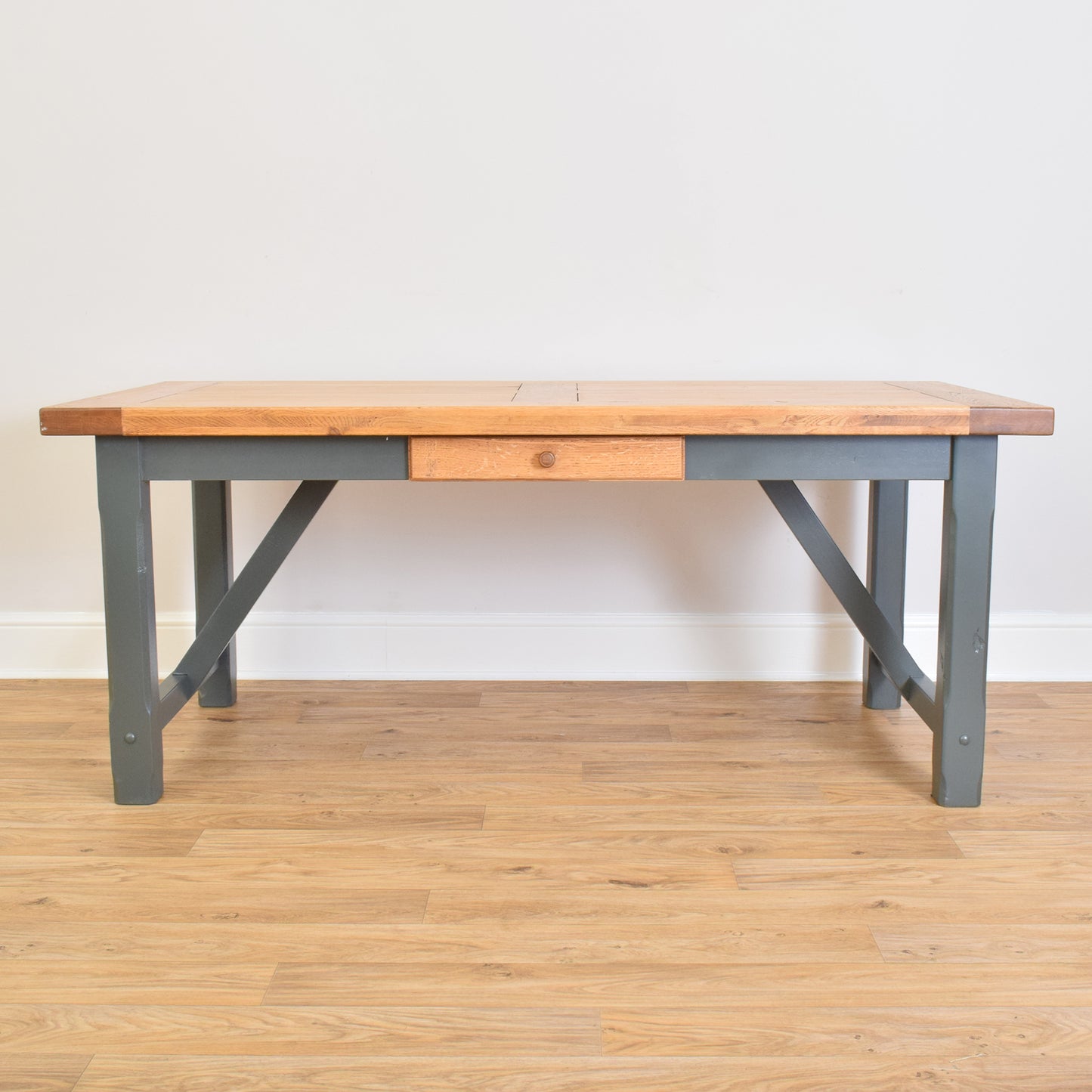 Painted Table and Six Chairs