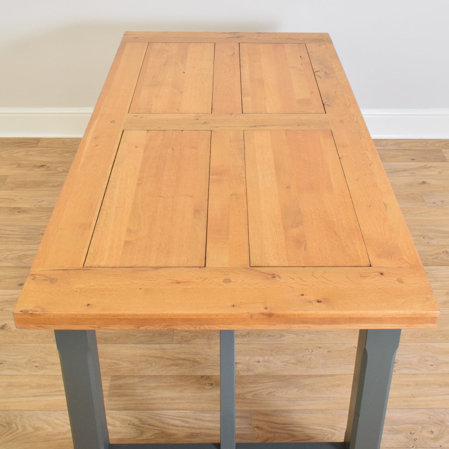 Painted Table and Six Chairs
