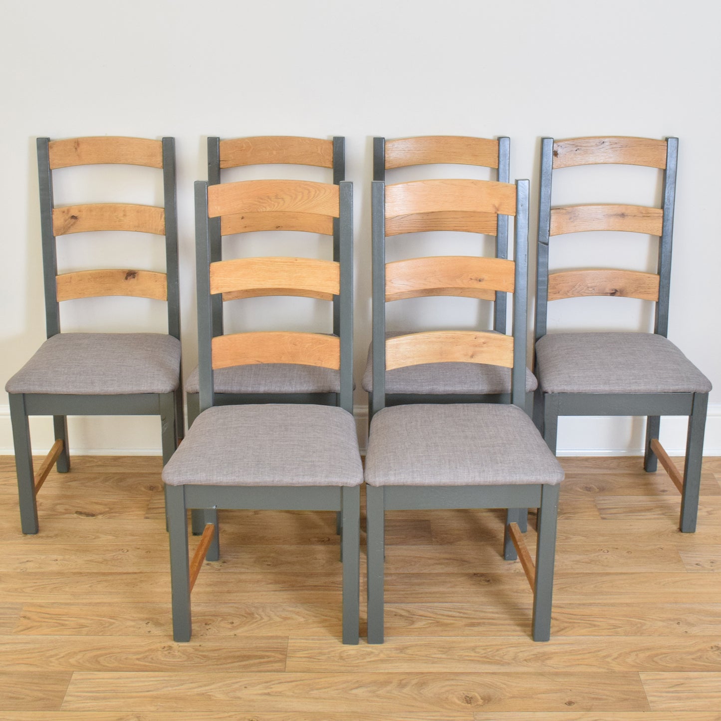 Painted Table and Six Chairs