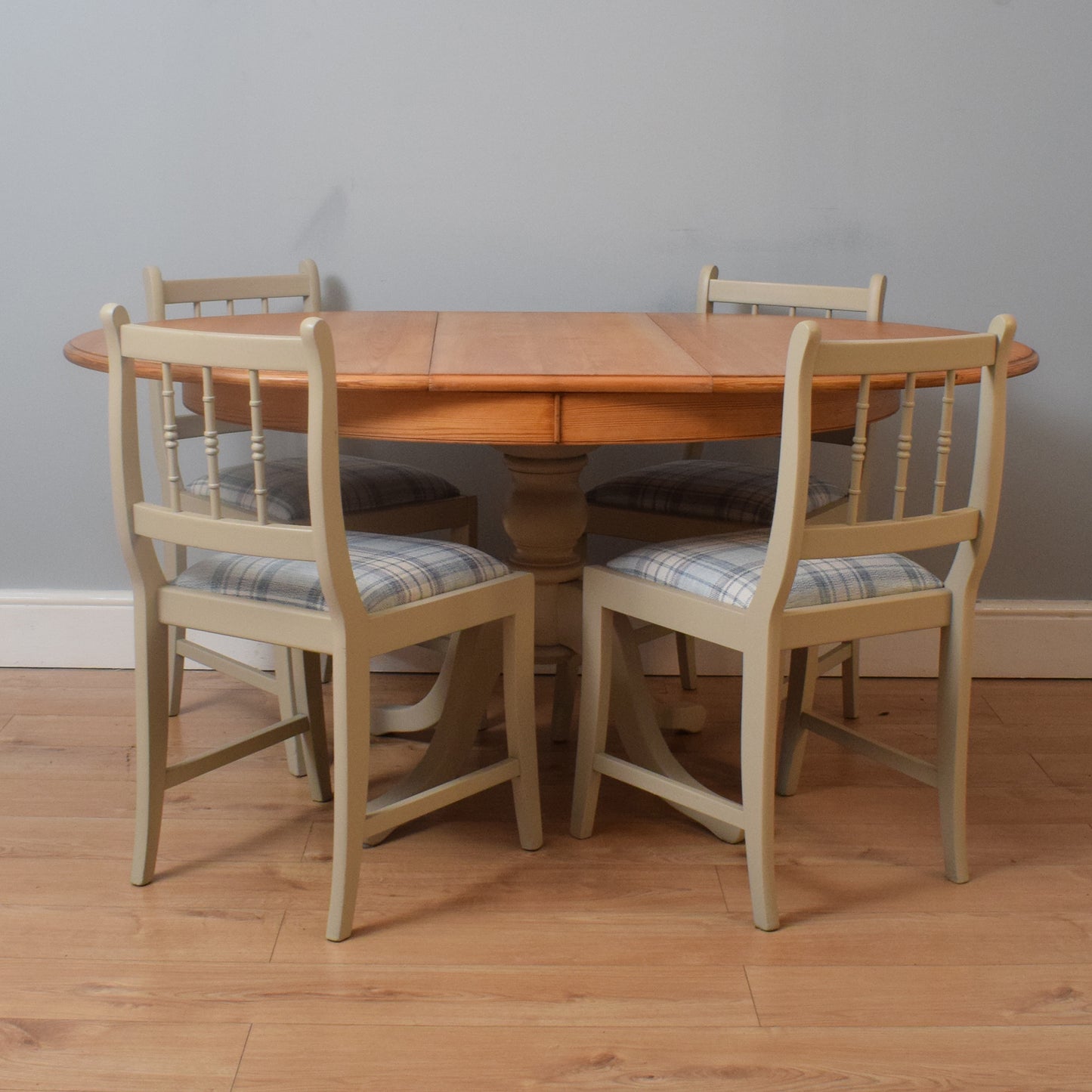Painted Table and Four Chairs