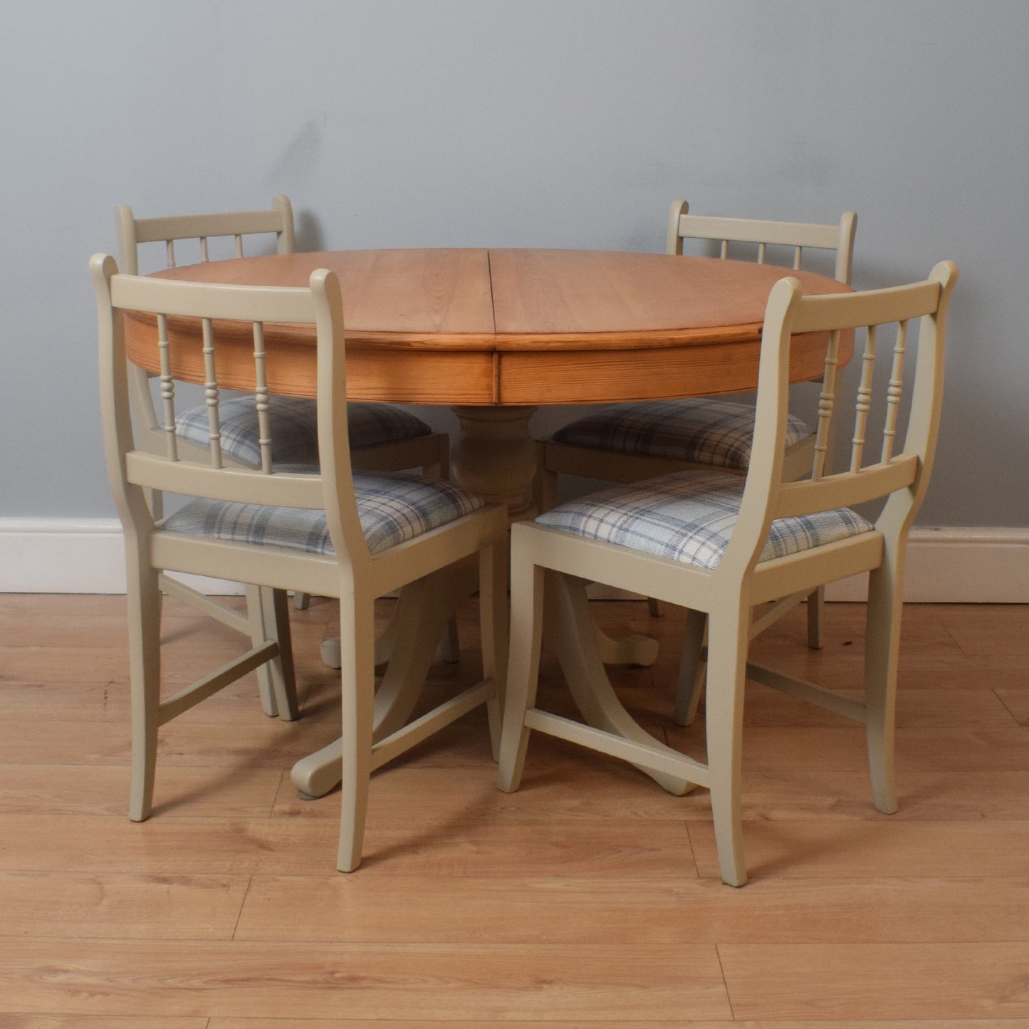 Painted Table and Four Chairs