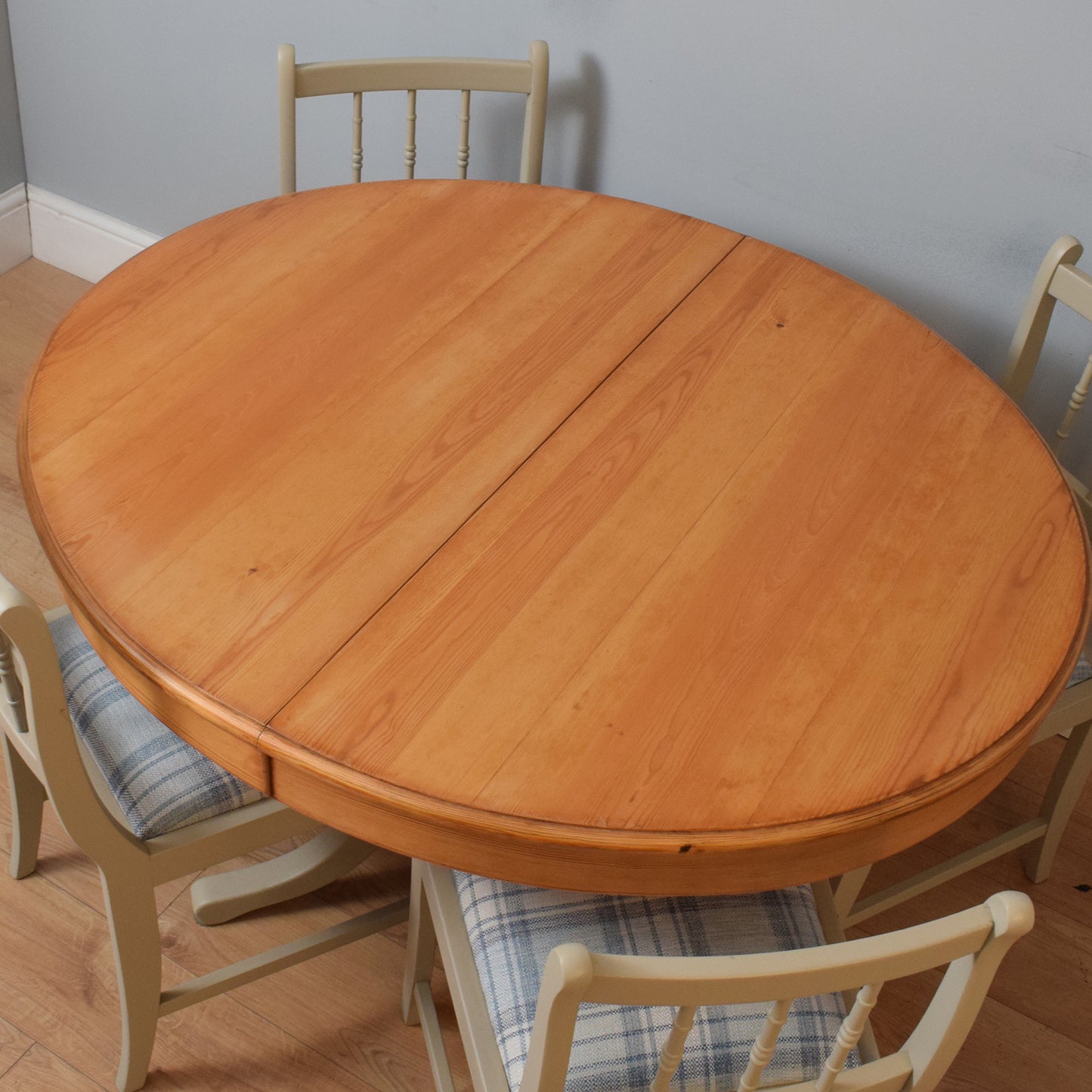 Painted Table and Four Chairs