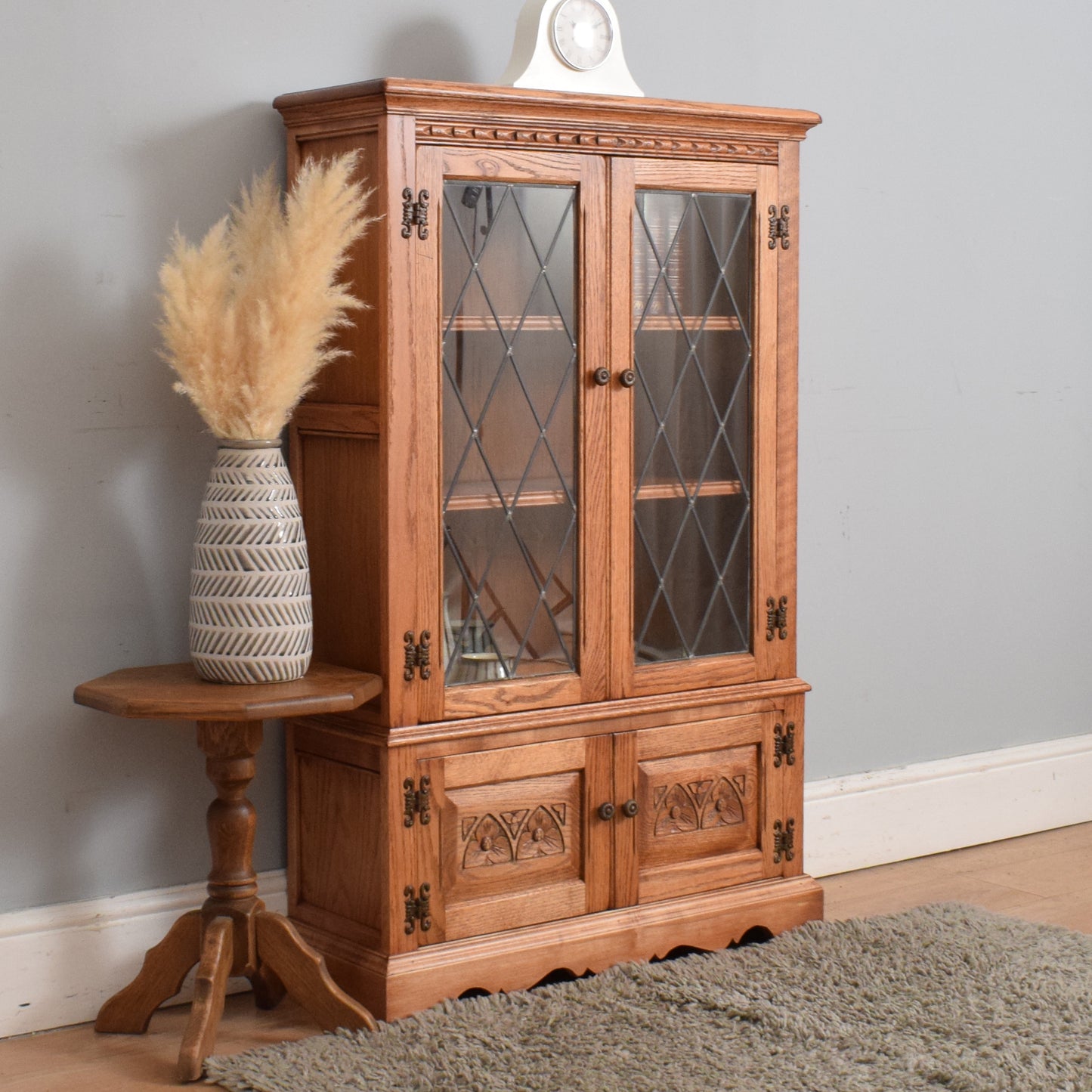 Old Charm Glazed Bookcase