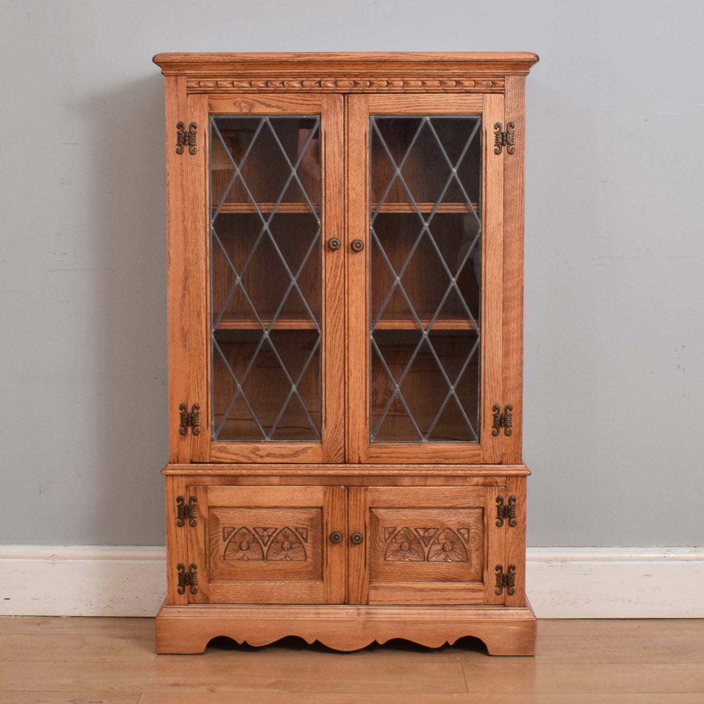Old Charm Glazed Bookcase