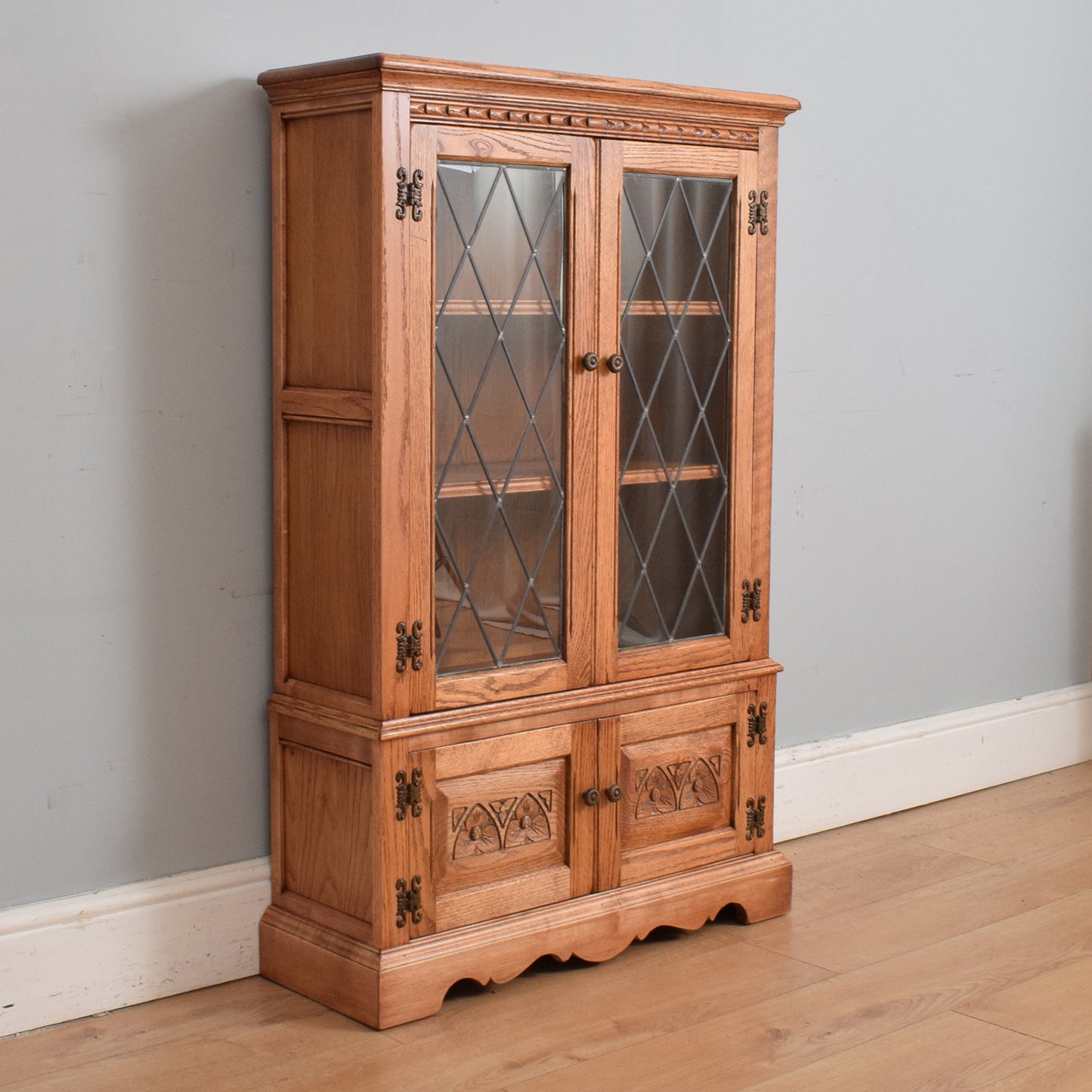 Old Charm Glazed Bookcase