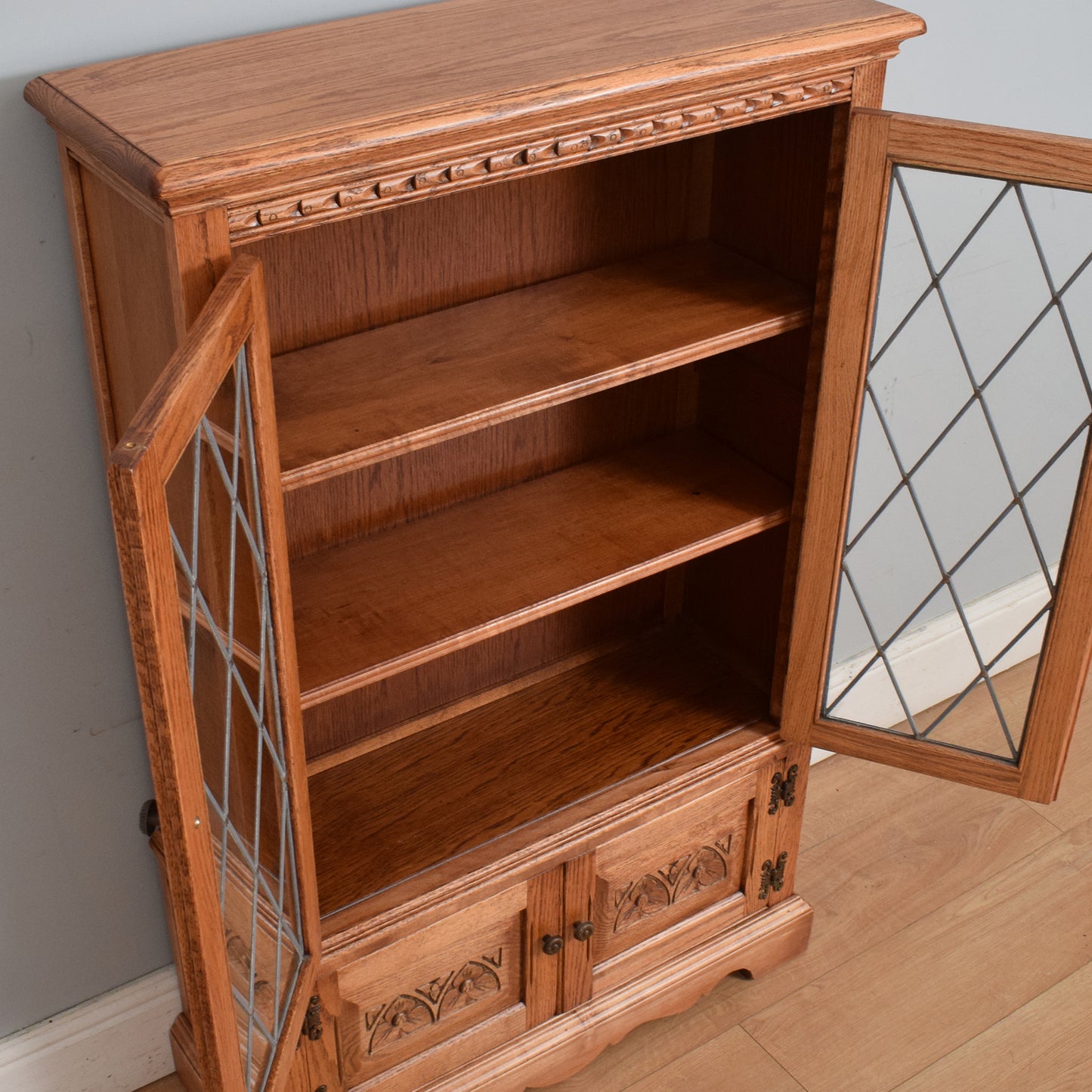 Old Charm Glazed Bookcase