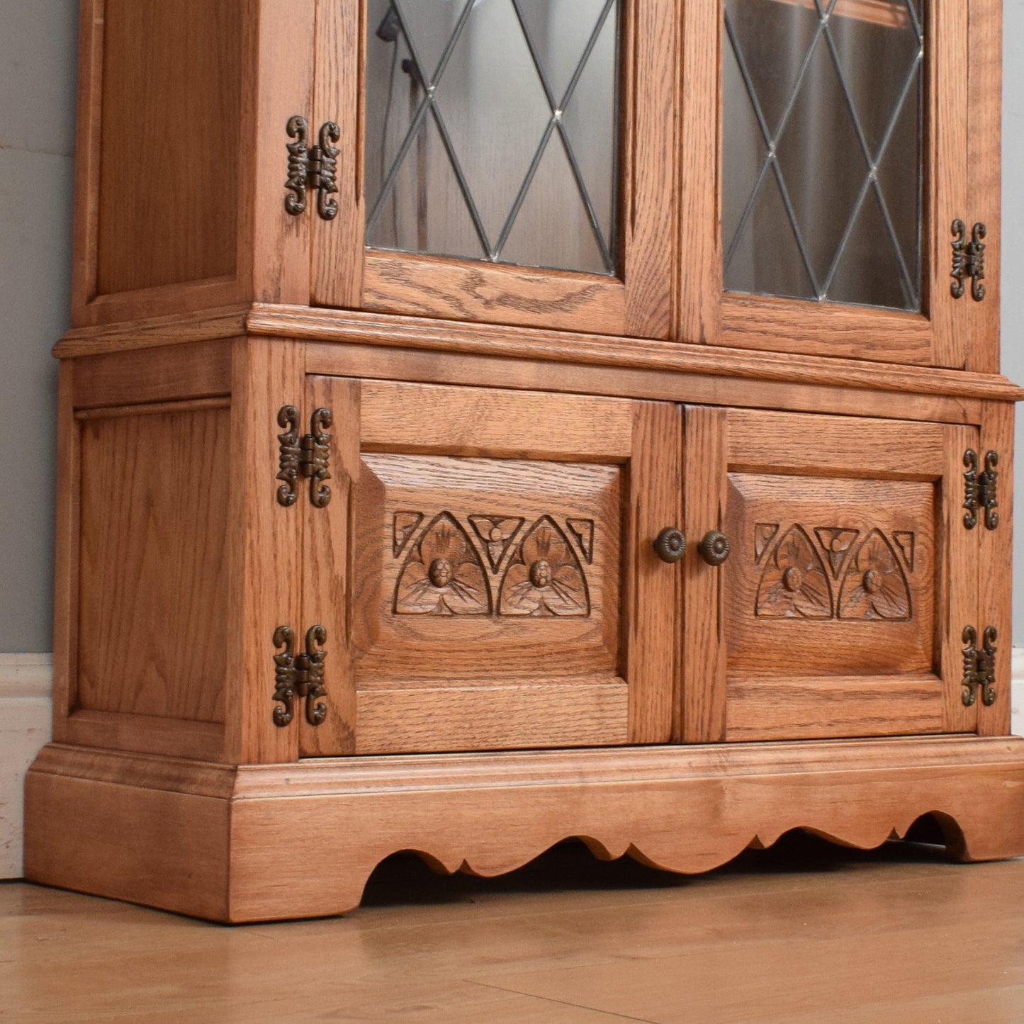 Old Charm Glazed Bookcase