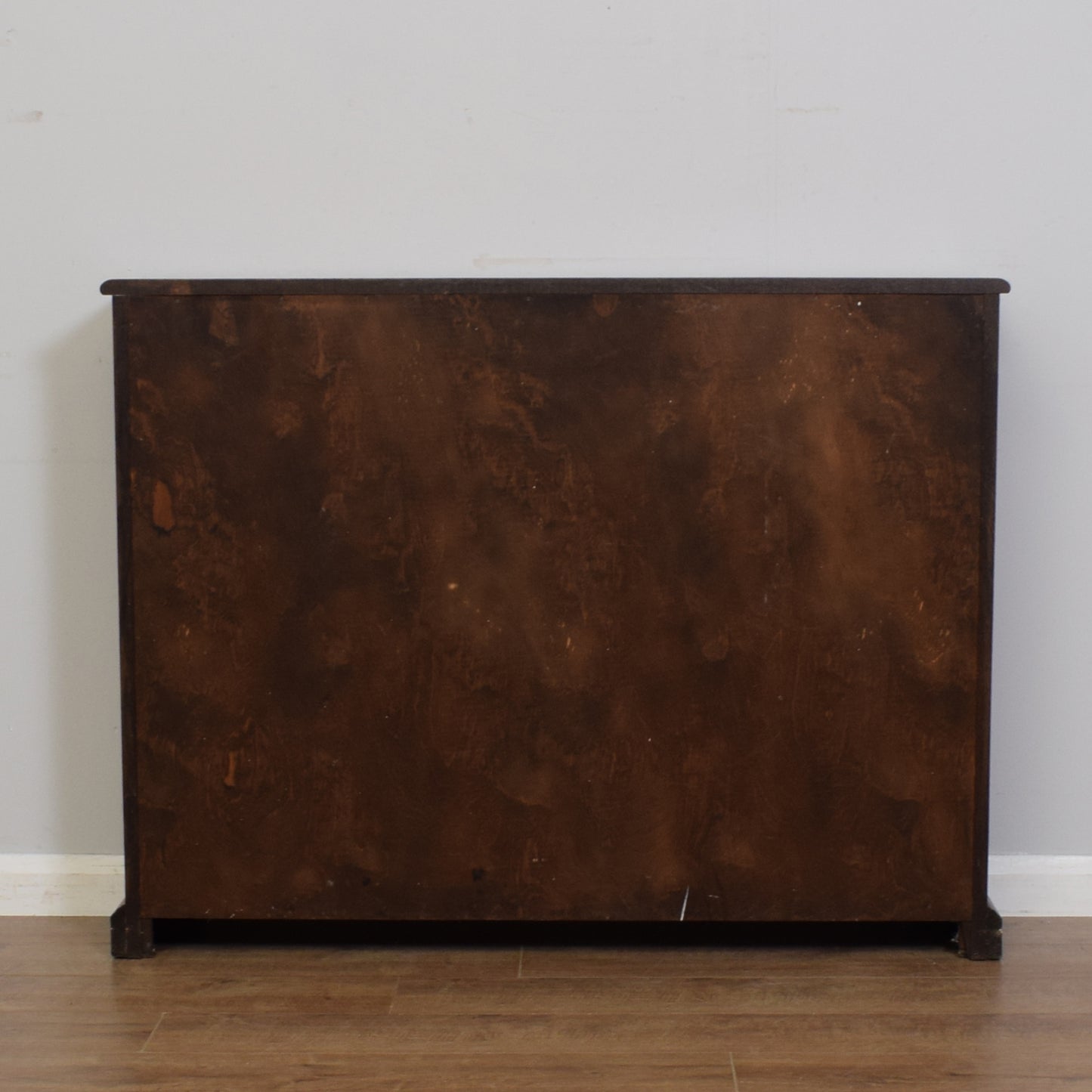 Vintage Small Oak Glazed Bookcase