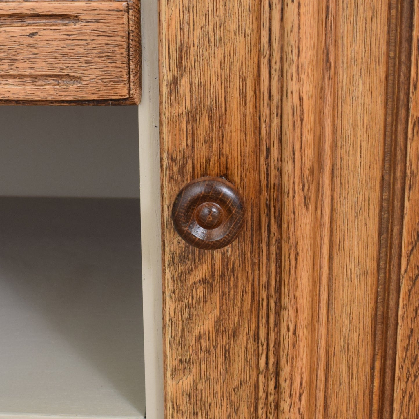 Restored Oak TV Cabinet