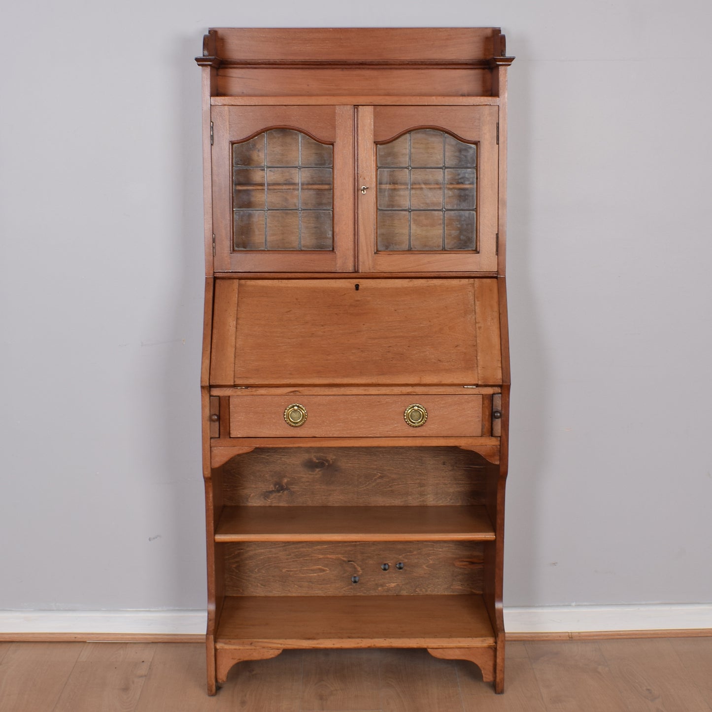 Oak Students Bureau Bookcase