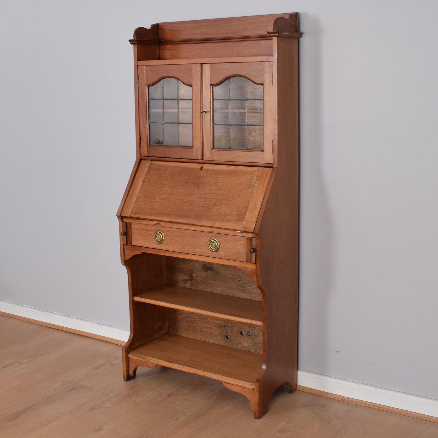 Oak Students Bureau Bookcase