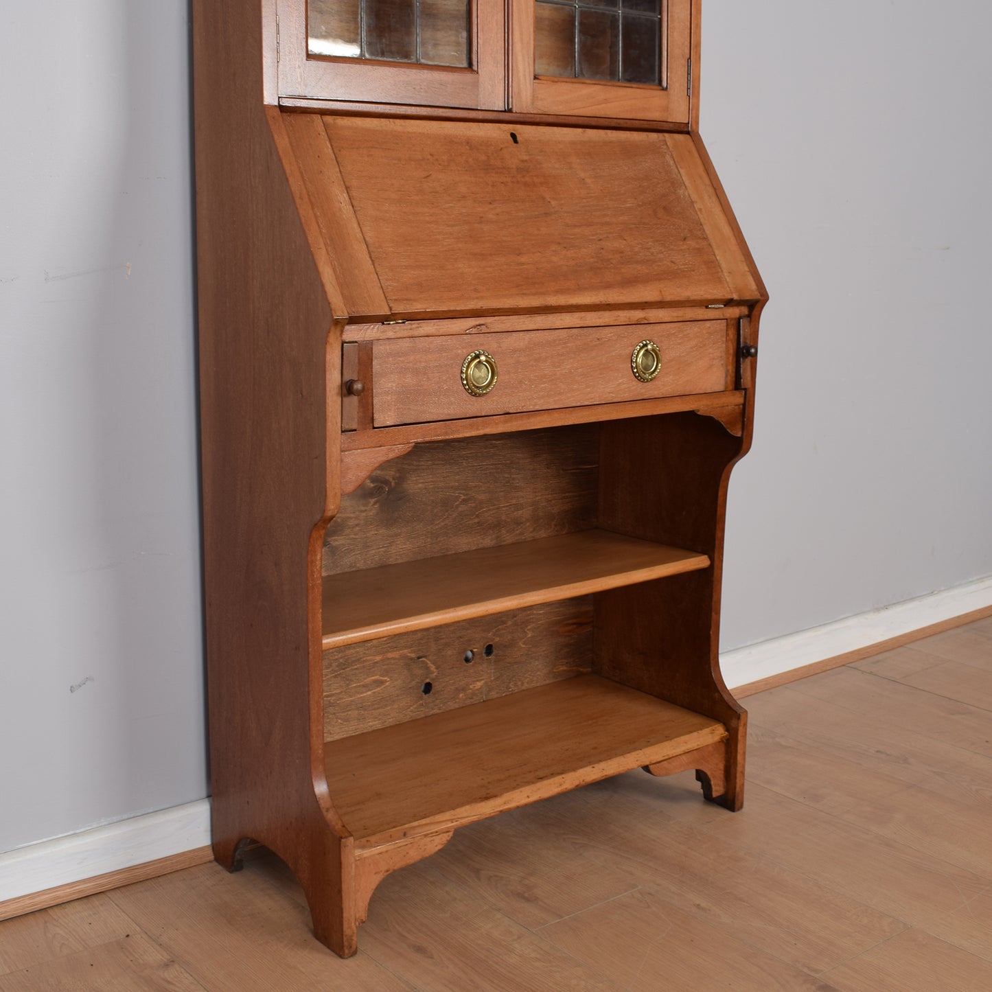 Oak Students Bureau Bookcase