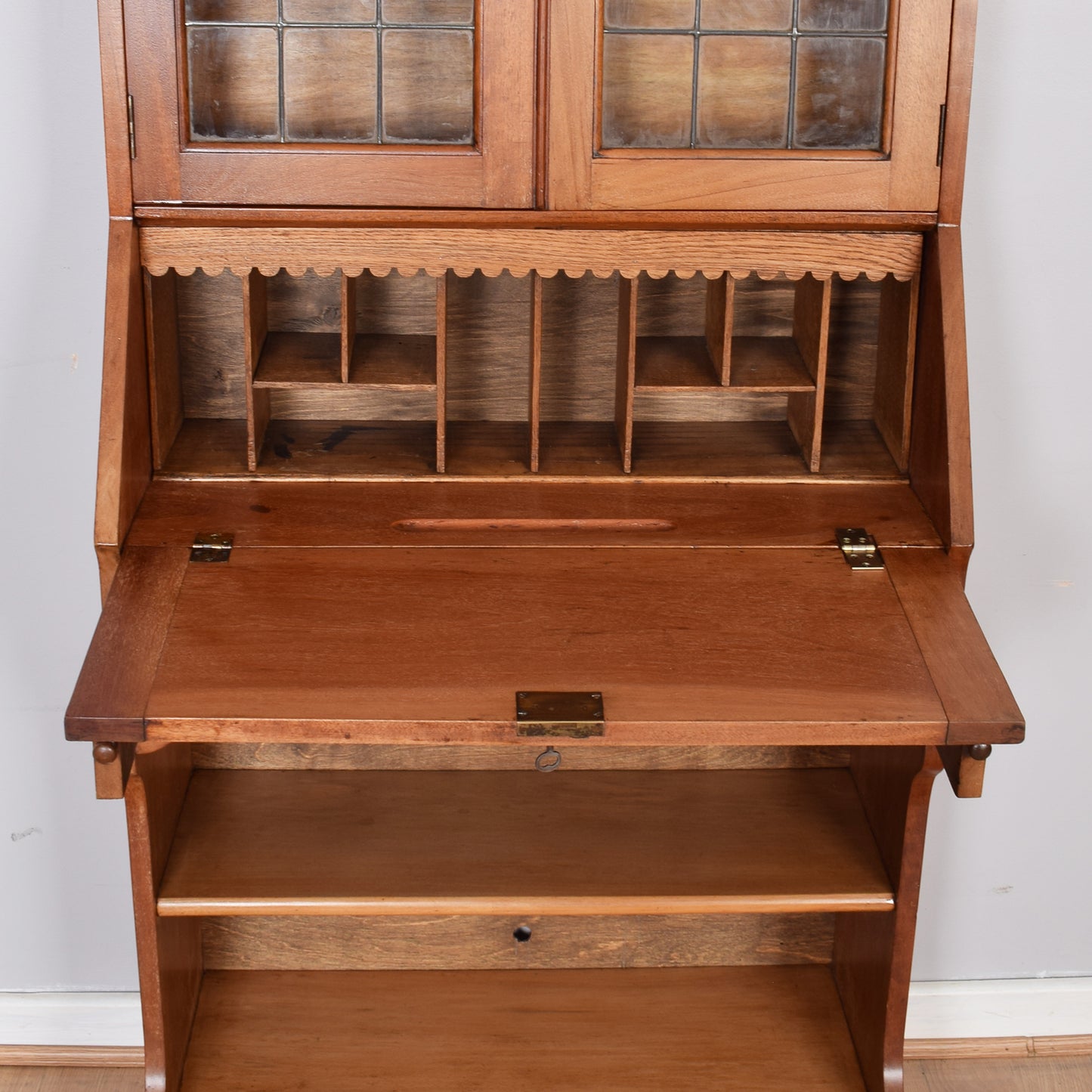 Oak Students Bureau Bookcase