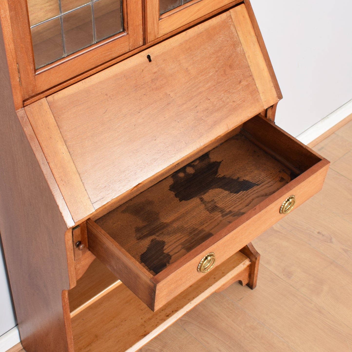 Oak Students Bureau Bookcase