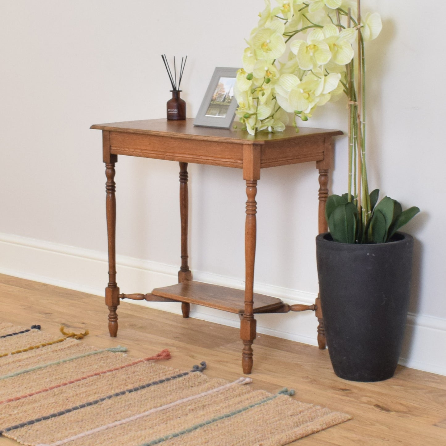 Restored Oak Side Table