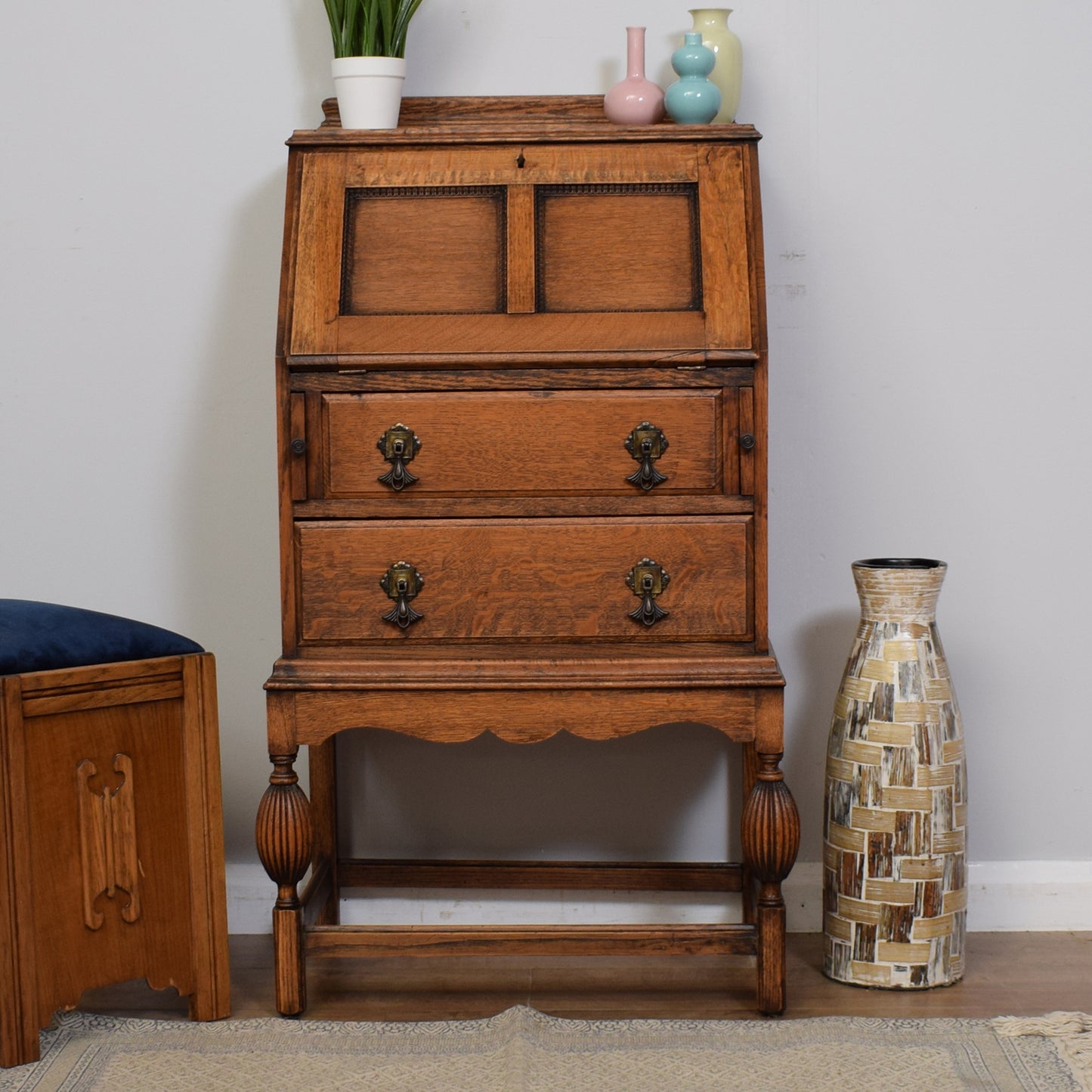 Restored Oak Bureau