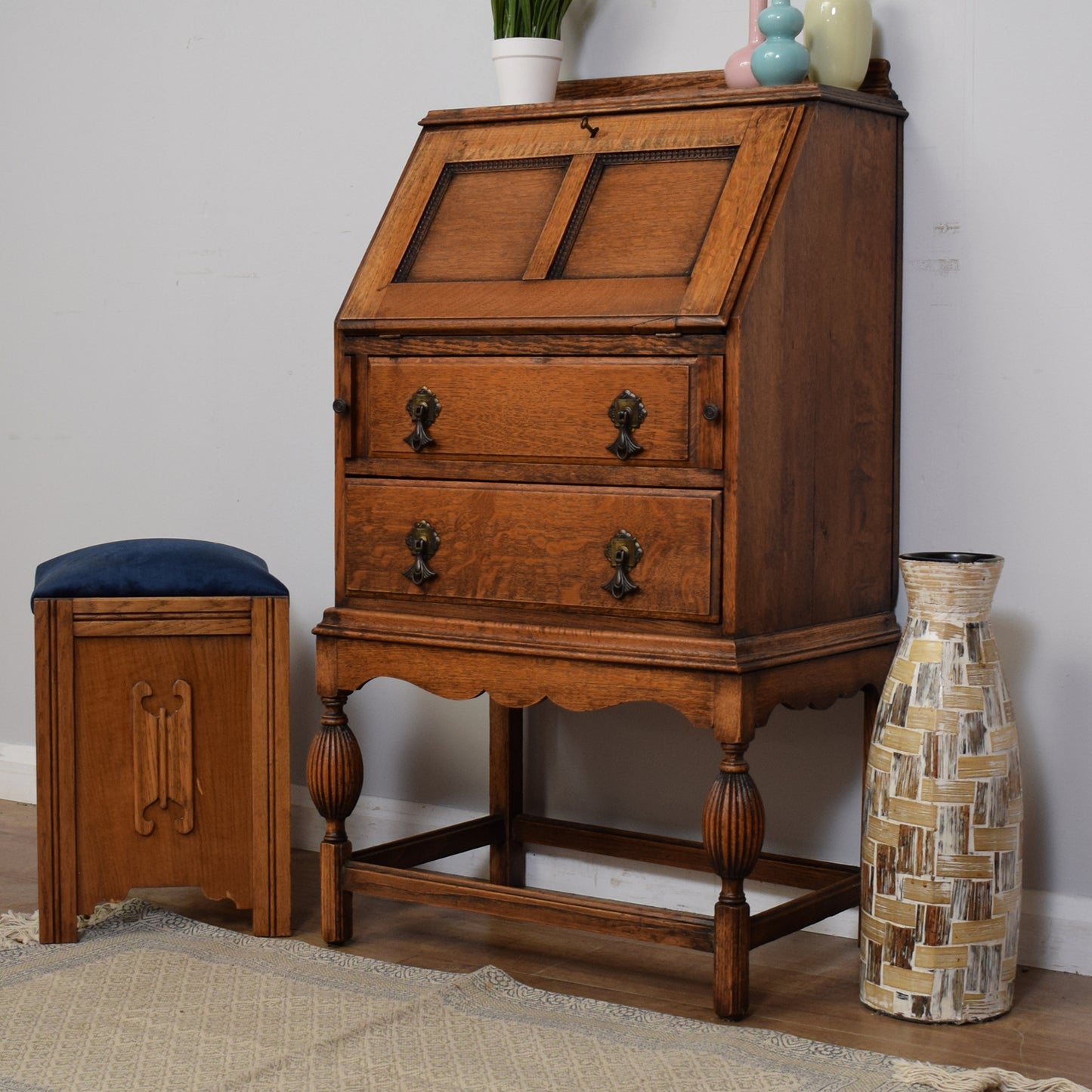 Restored Oak Bureau