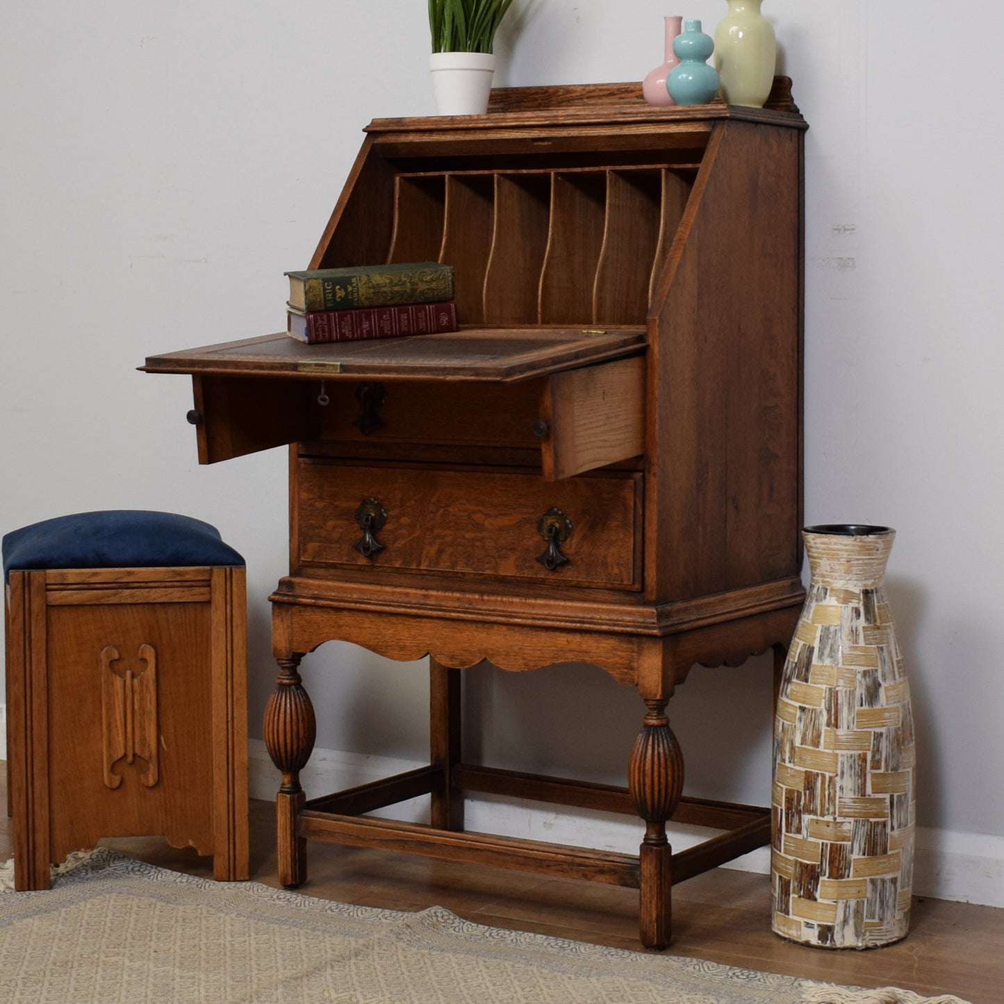 Restored Oak Bureau