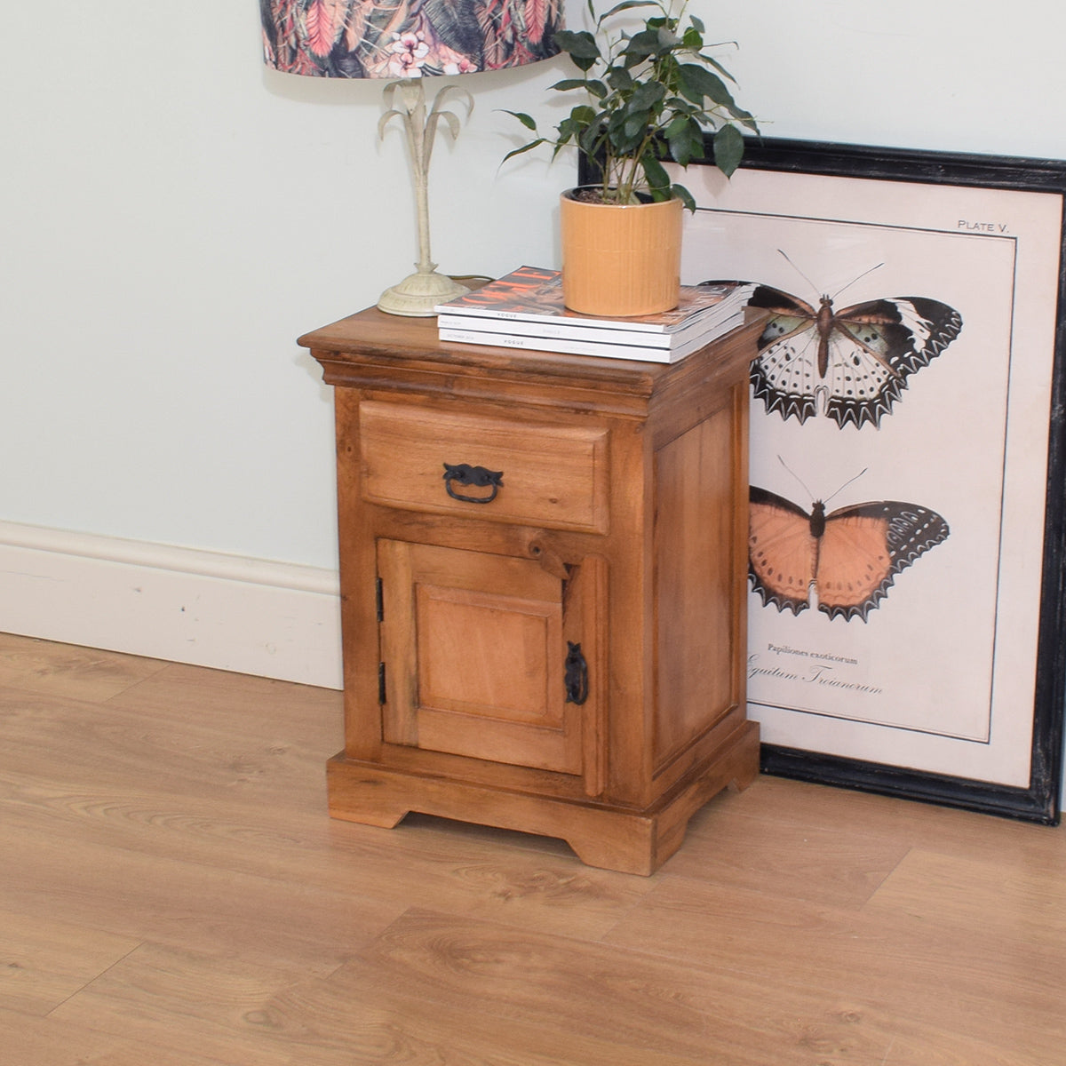 Mango Wood Bedside Cabinet