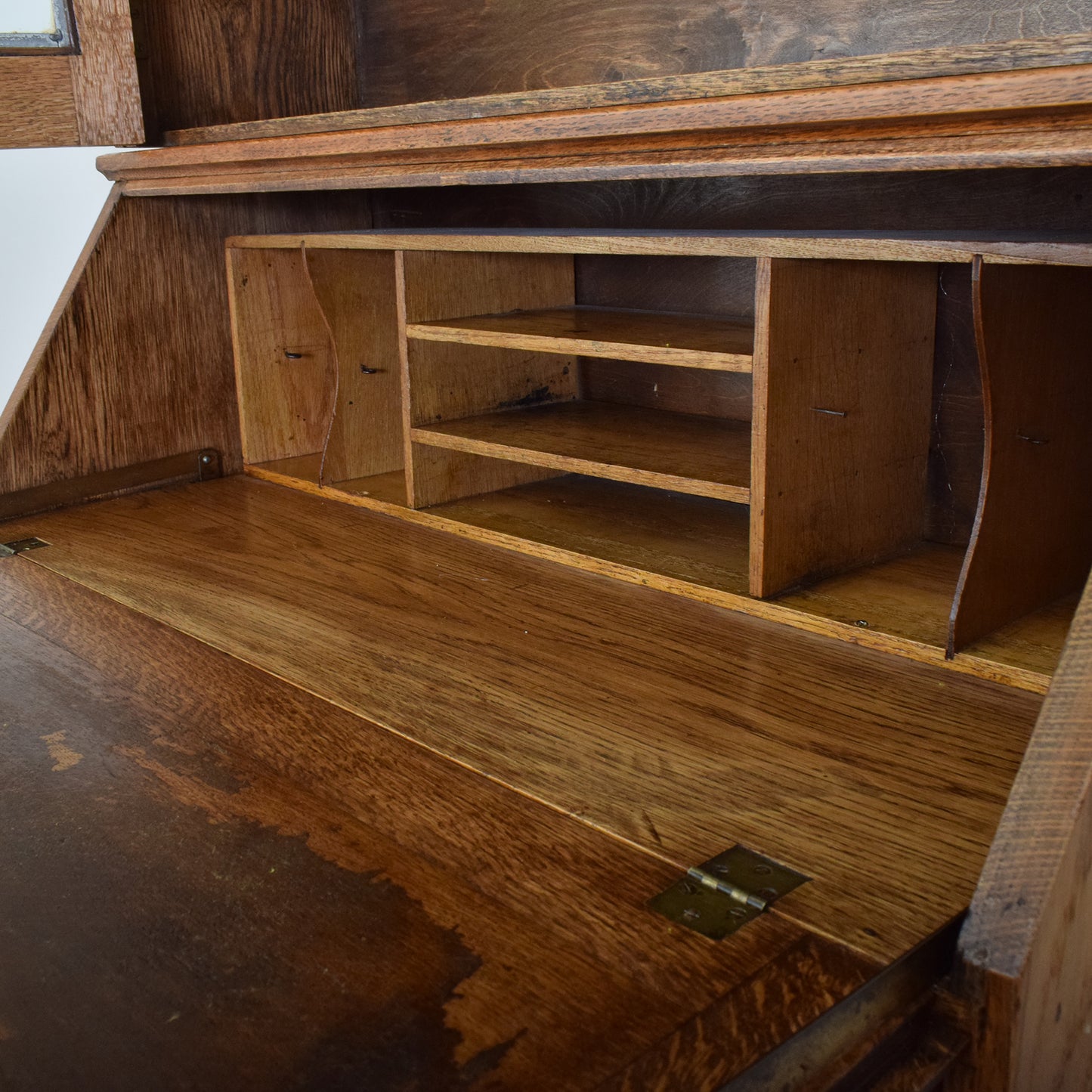 Restored Oak Bureau Bookcase