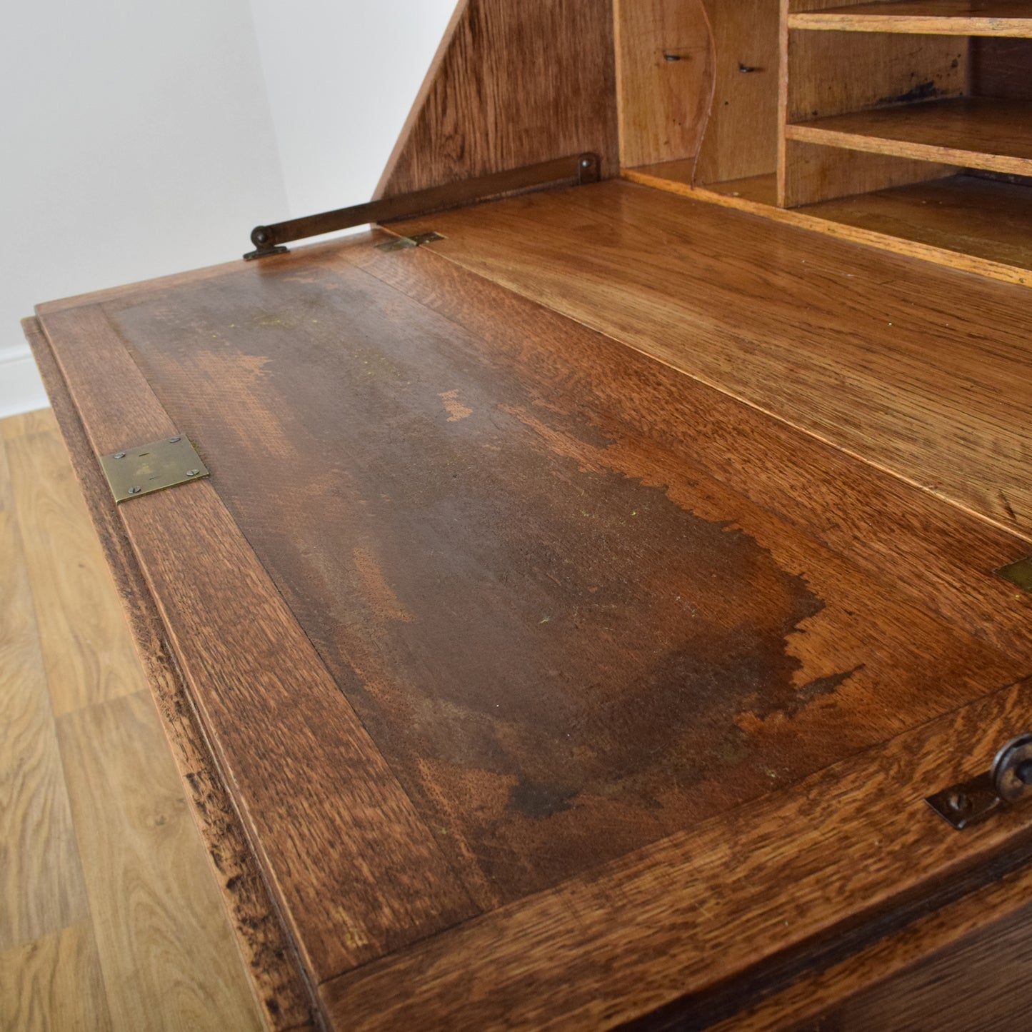 Restored Oak Bureau Bookcase