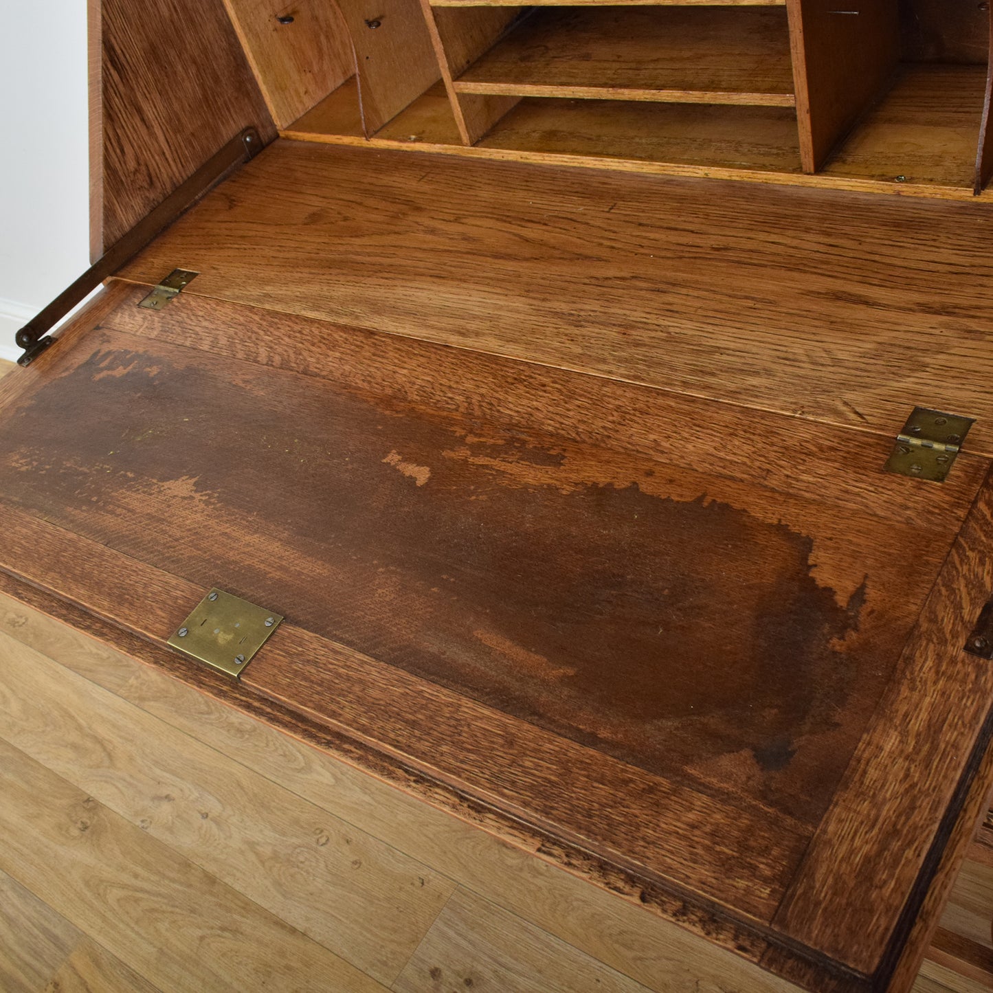 Restored Oak Bureau Bookcase