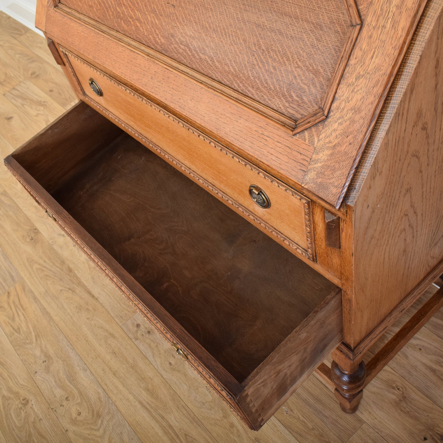 Restored Oak Bureau Bookcase