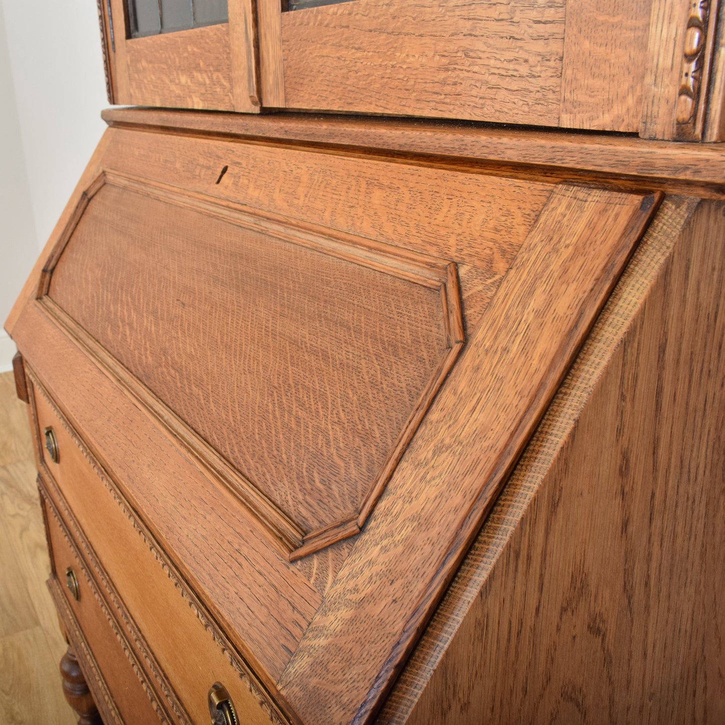 Restored Oak Bureau Bookcase